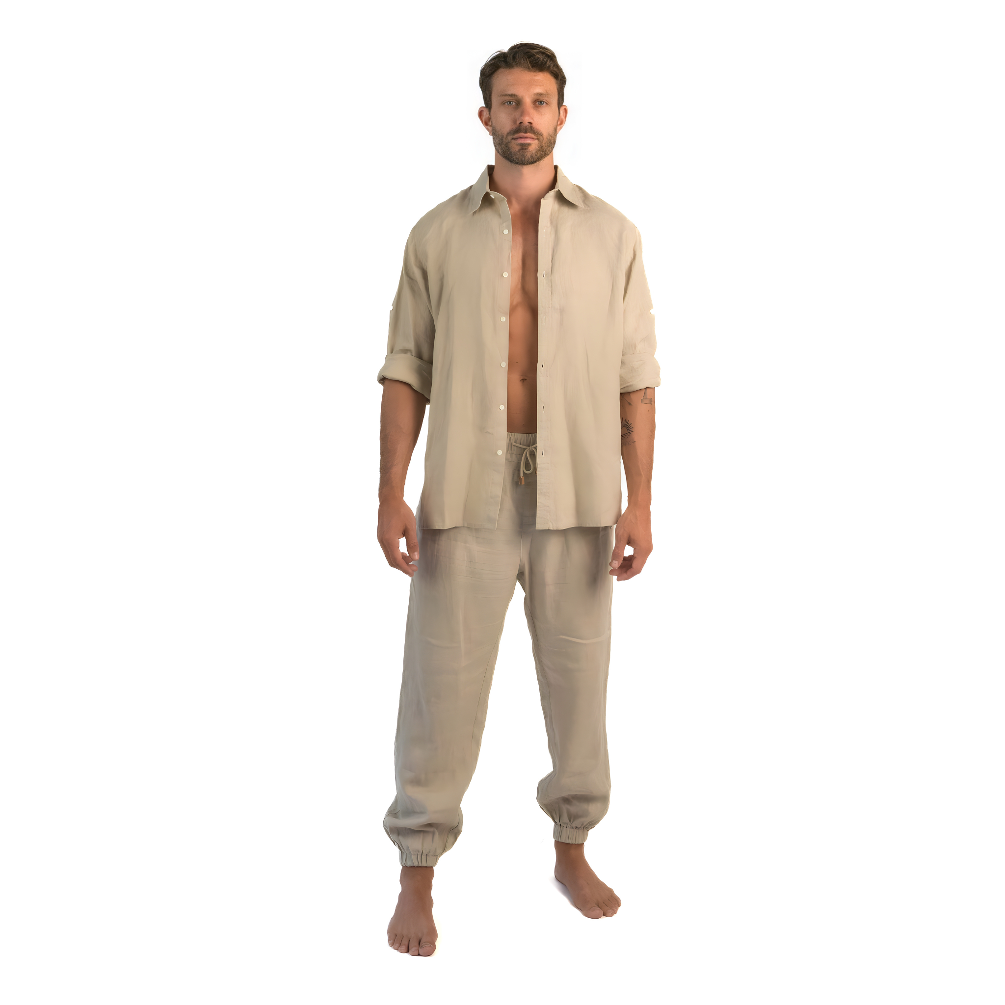 Linen Shirt / Beige by East x East