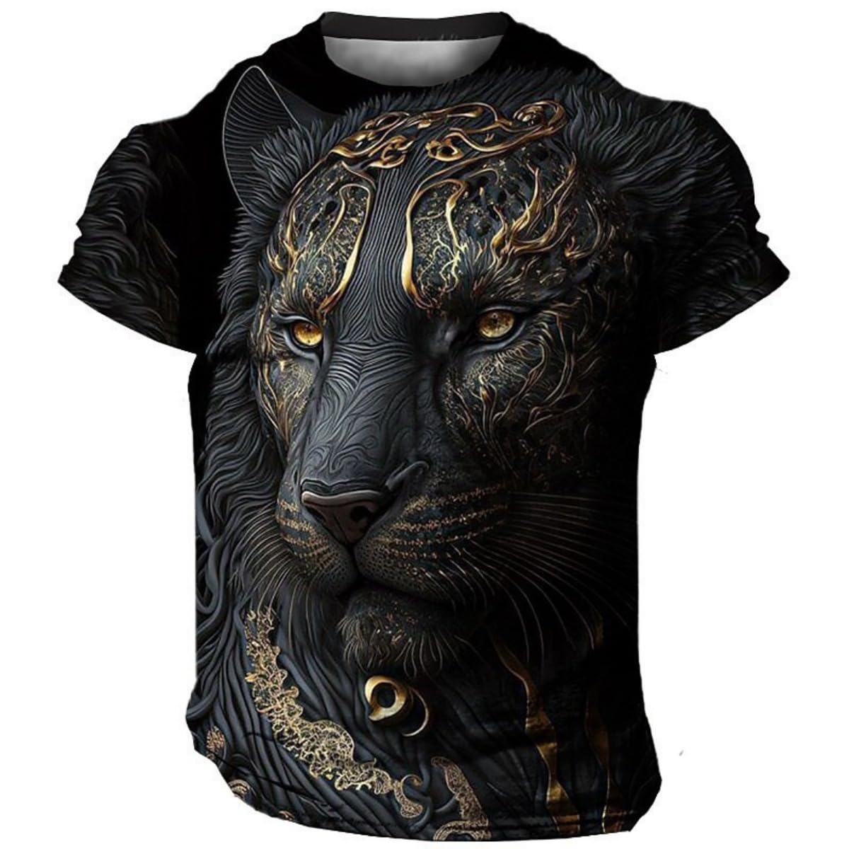 3D Printed Men's T-Shirt with Short Sleeves and Round Neck for Men T-Shirts