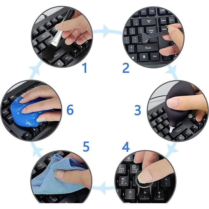 3pk Multifunctional Cleaning Soft Gel, Keyboard dust Removal Cleaning Soft