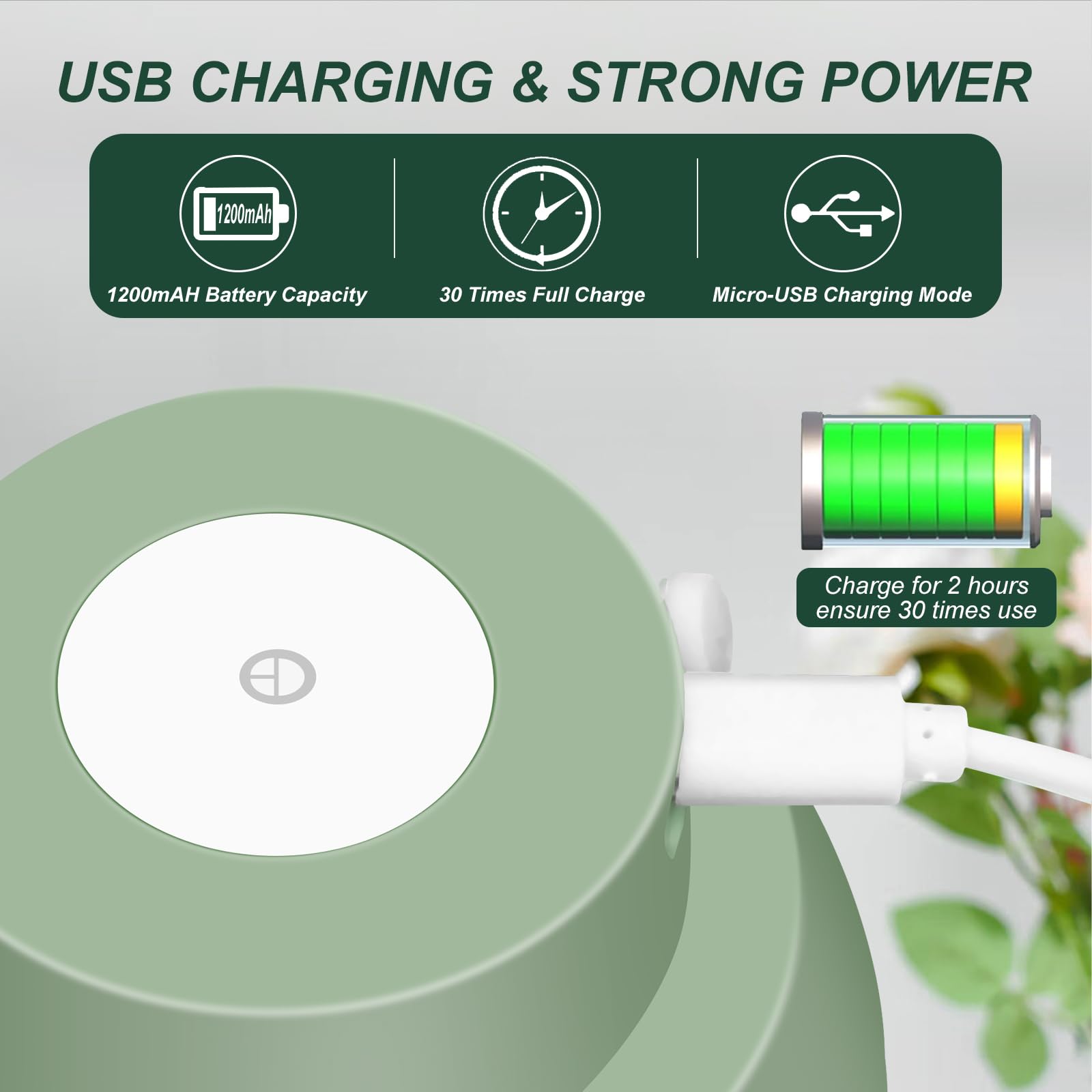 400ML Electric Garlic Chopper, 6 Blades Garlic Grinder Mini Vegetable Chopper, USB Portable Veggie Chopper, Garlic Mincer, Onion Chopper, Food Processor for Ginger, Chili, Fruit, Meat