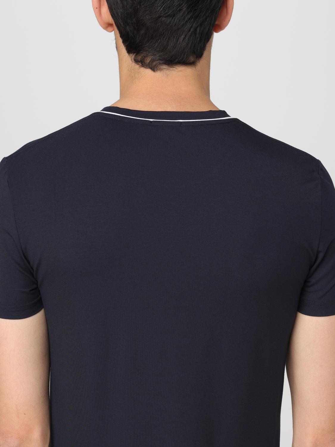 Zegna T-Shirt Men Blue