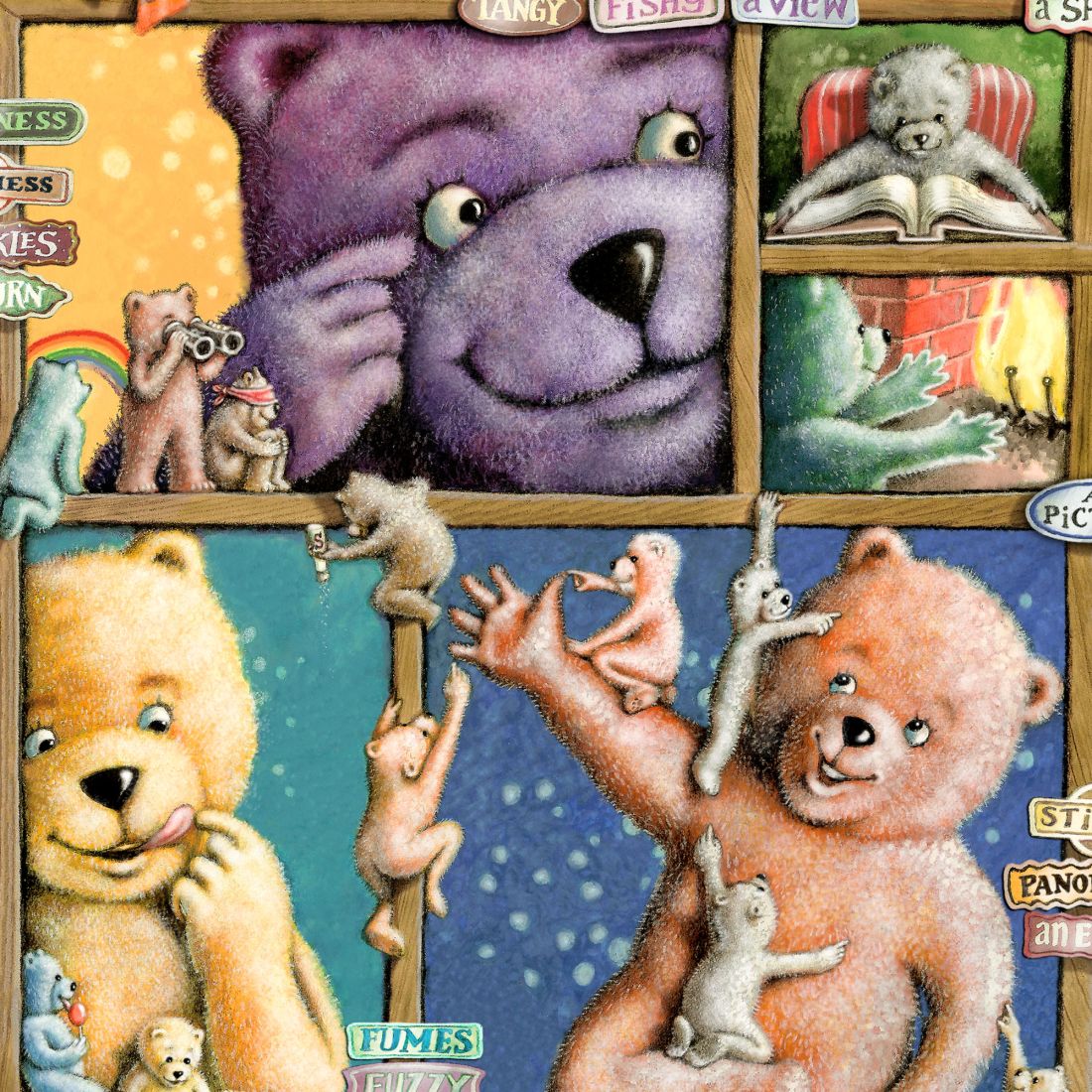 Your Five Senses Whimsical Wall Art by Laura Seeley - Love Family Kids Decor - 8513012-LS