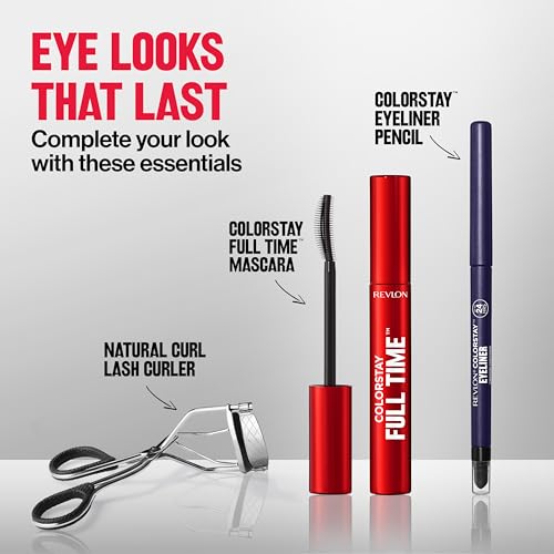 Revlon ColorStay Pencil Waterproof Eyeliner, Smudge-Proof, Eye Makeup with Built-In Sharpener, 202 Black Brown, 0.01 oz