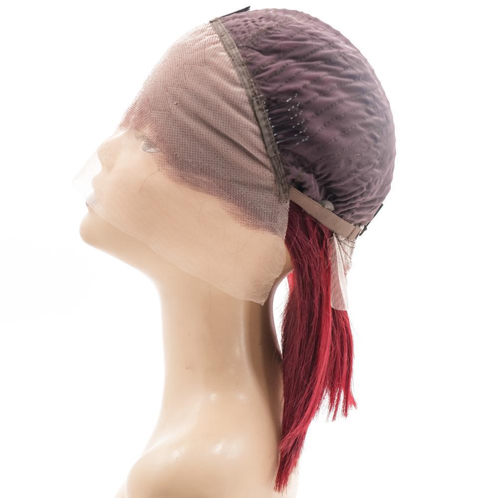 Cherry 13x4 Transparent Lace Front 100% Human Hair Bob Wig