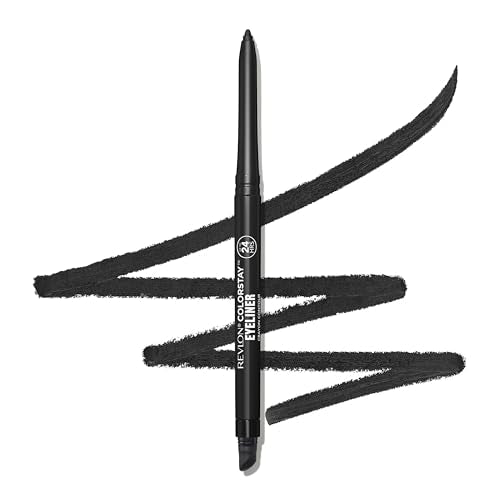 Revlon ColorStay Pencil Waterproof Eyeliner, Smudge-Proof, Eye Makeup with Built-In Sharpener, 202 Black Brown, 0.01 oz