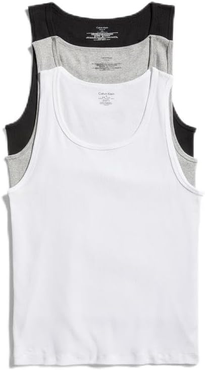 Calvin Klein Men's Cotton Classics 3-Pack Tanks