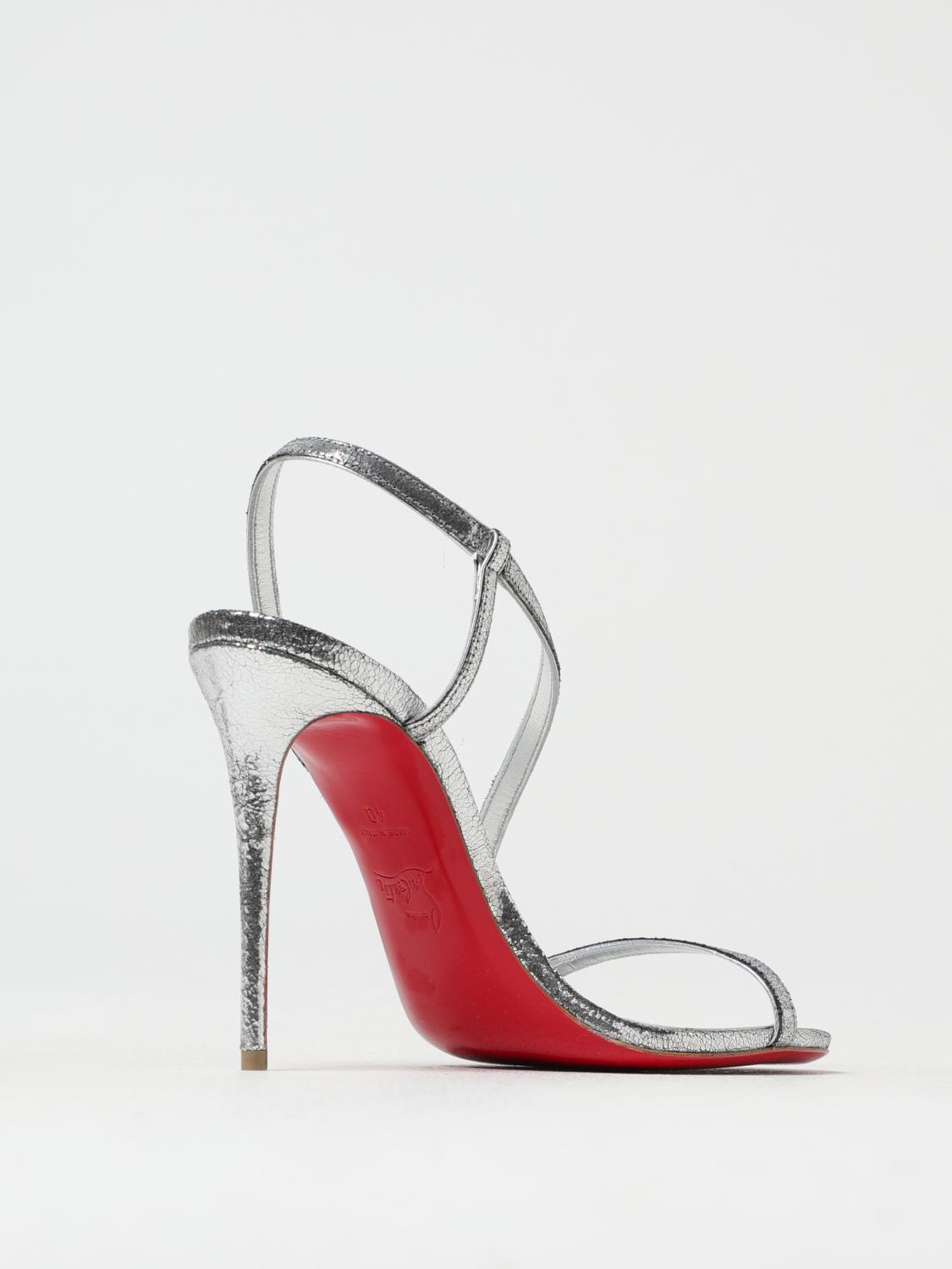 Christian Louboutin Heeled Sandal Woman Silver