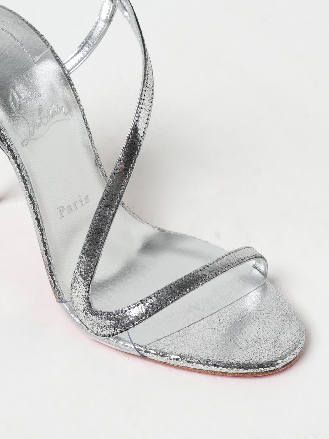 Christian Louboutin Heeled Sandal Woman Silver