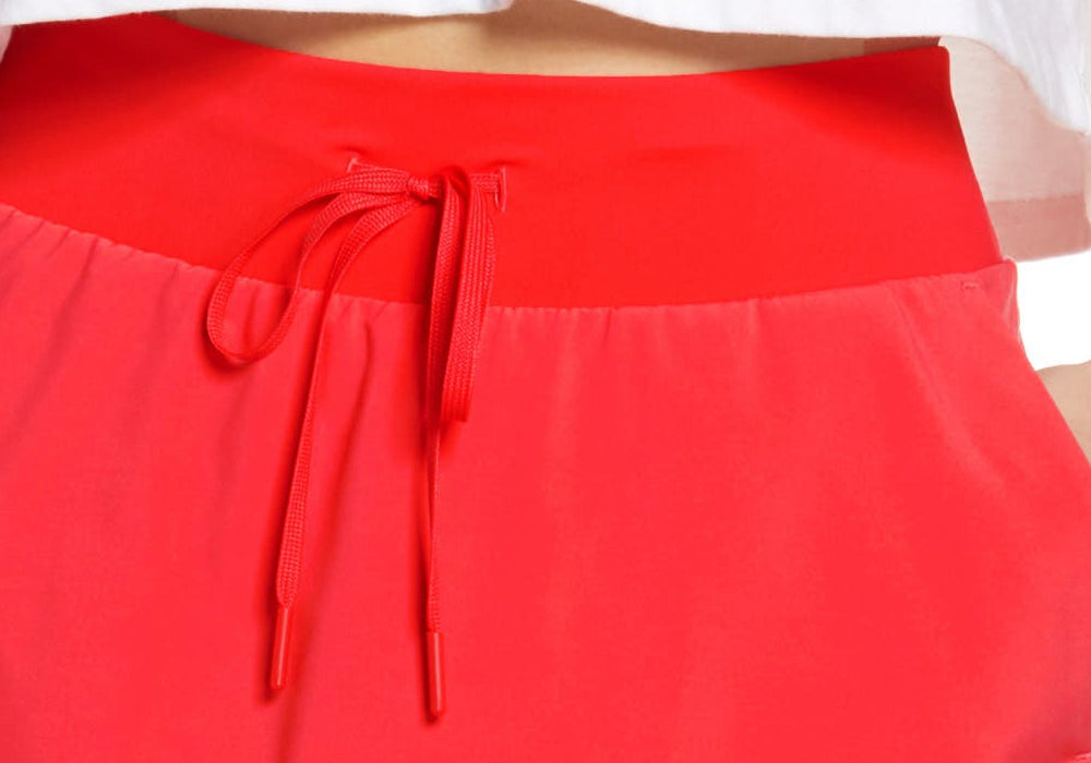 Zella Taylor Performance Skort, Red Hibiscus, Size Large by Steals