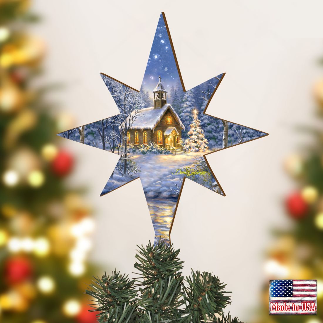 Snow Much In Love Tree Topper by D. Gelsinger - Christmas Decor - 89486-DG