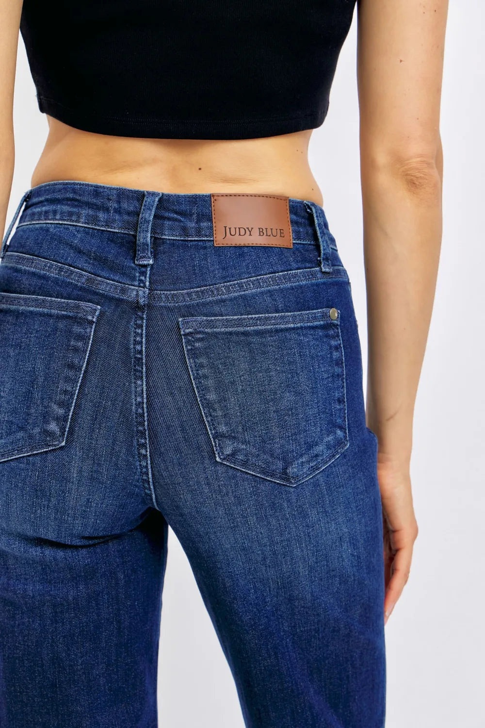 Judy Blue Full Size Tummy Control Straight Women Jeans Plus Size