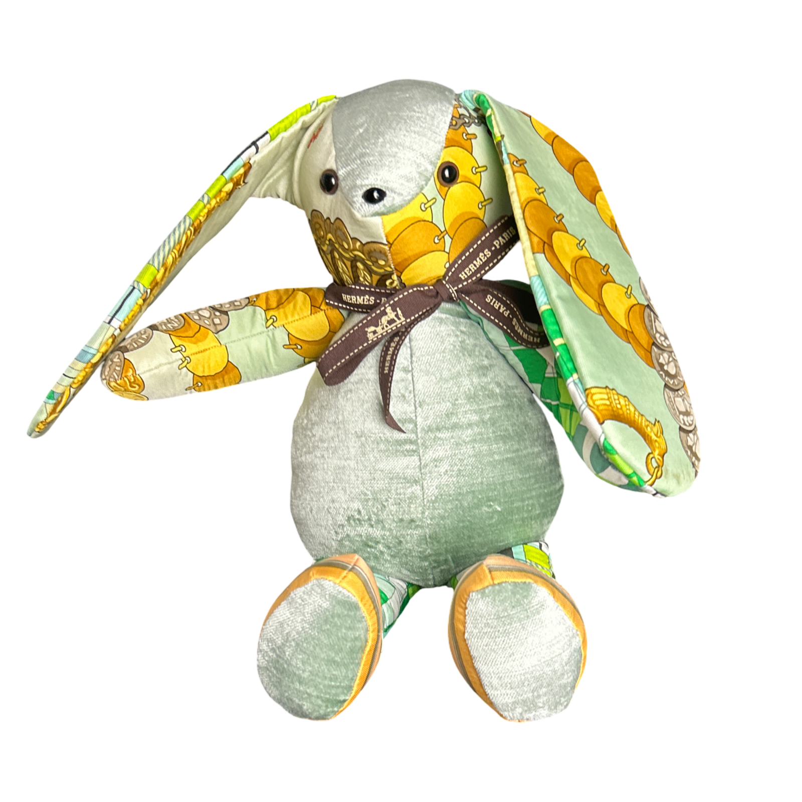 Vintage Silk Scarf Clever Bunny