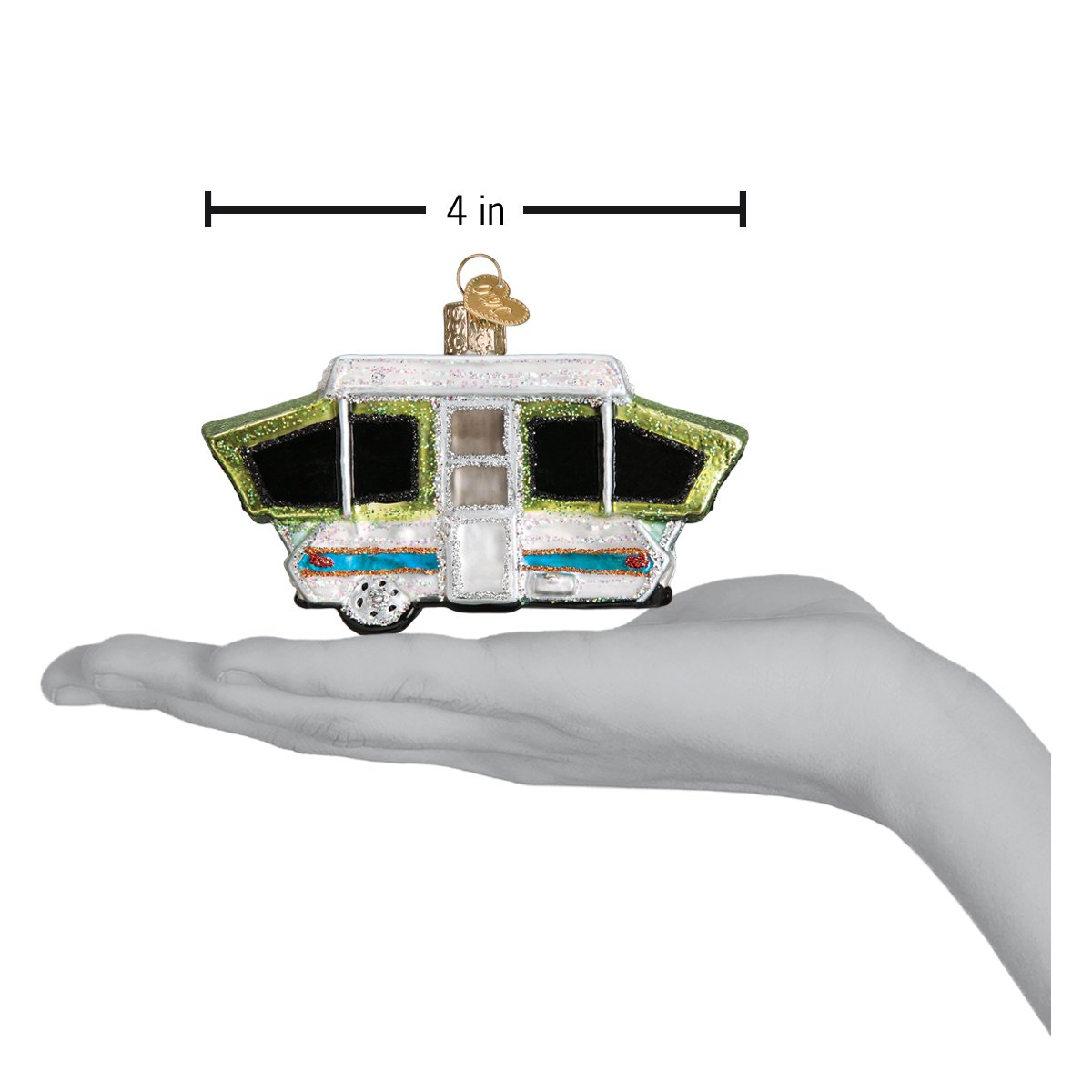 Tent Camper Ornament