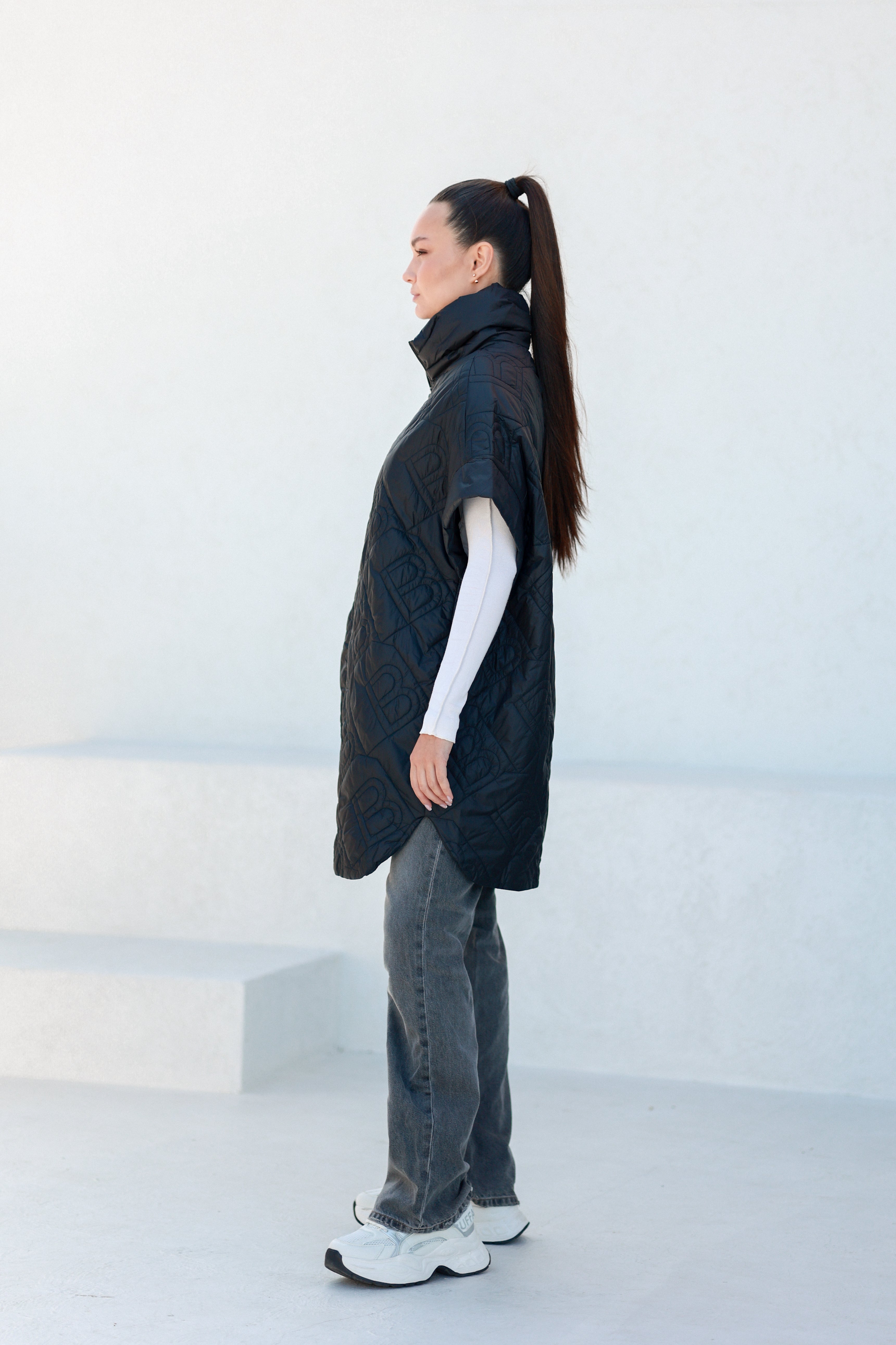 Bianca Relaxed Fit Embossed Vest