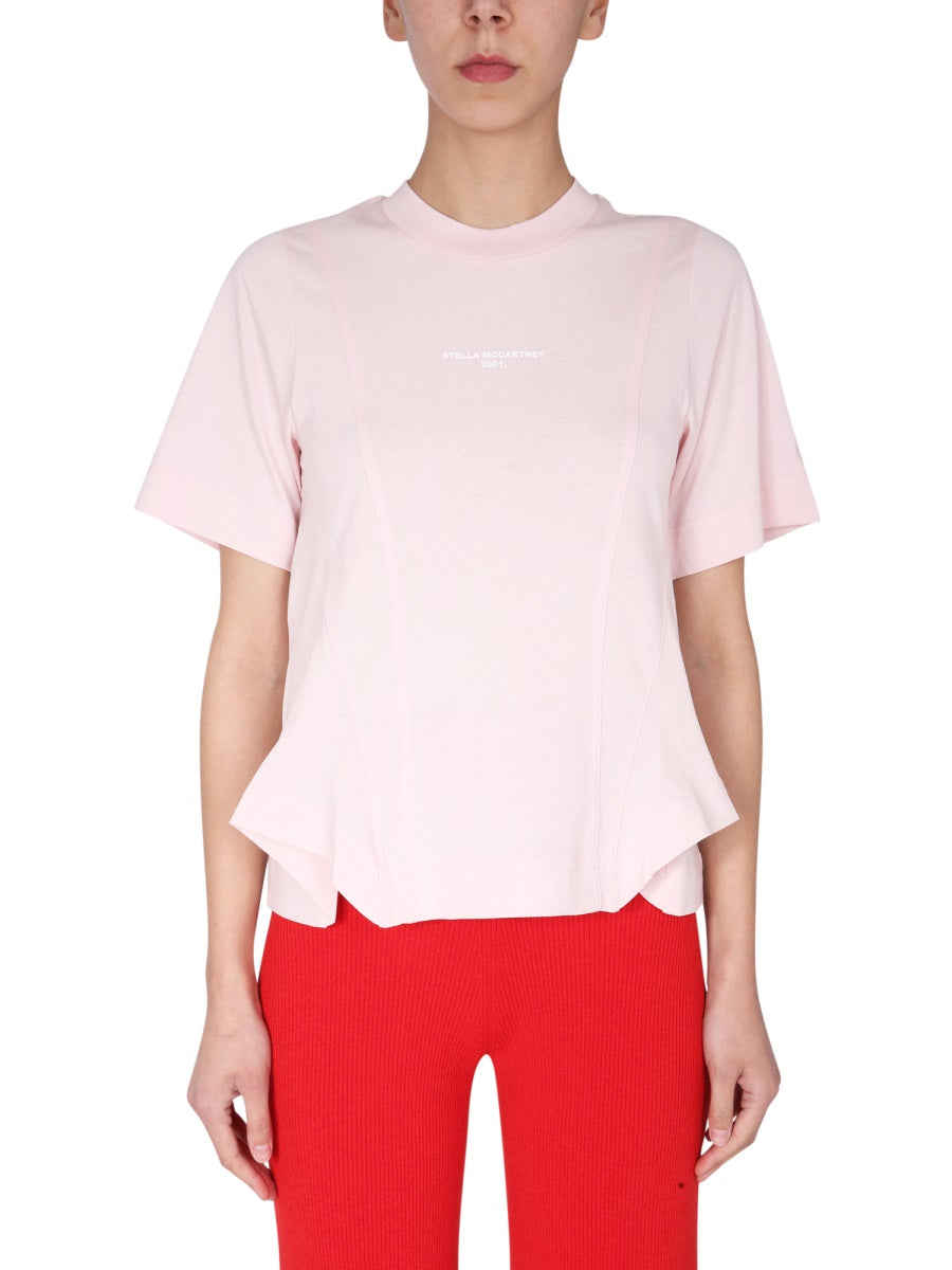 Stella Mccartney Women T-Shirt With Logo Print