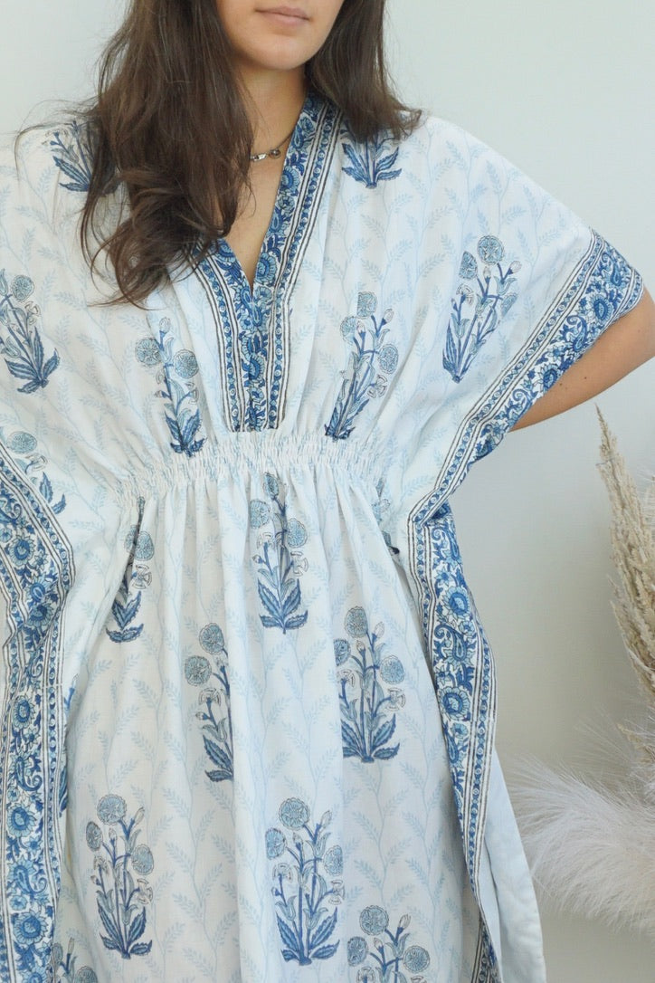 Santorini Kaftan - Bluebell