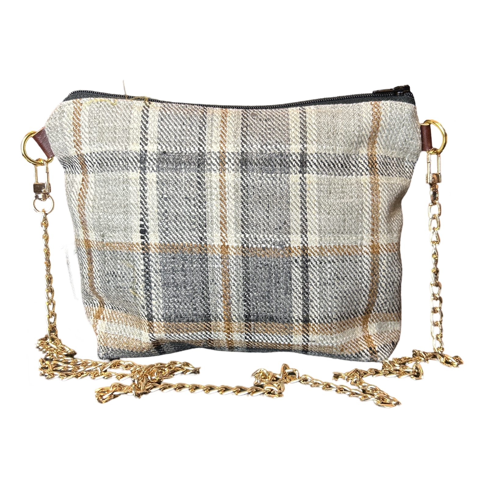 Couvertures et Tenues du Jour Blue Vintage Scarf Crossbody Bag