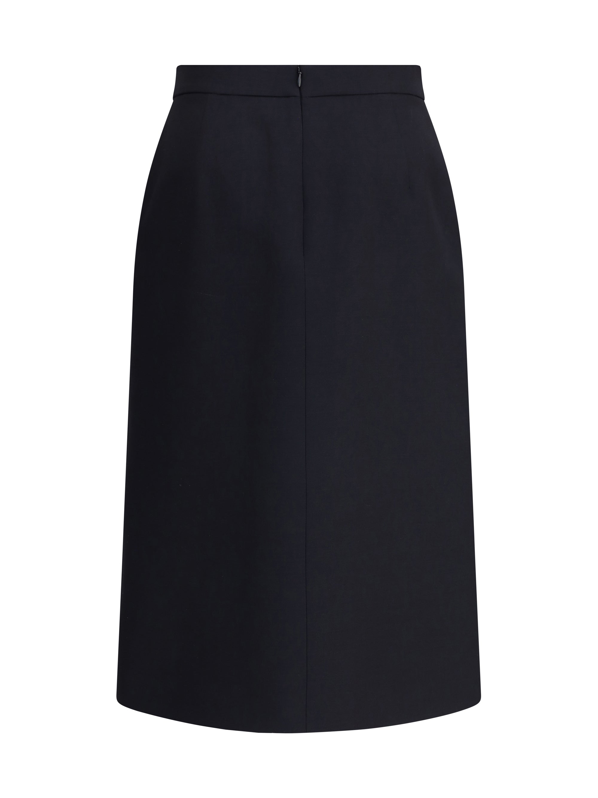 Valentino Women Belted Midi Skirt