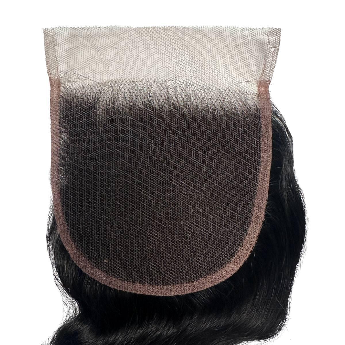 Jet Black Body Wave 4x4 HD Lace Human Hair Closure