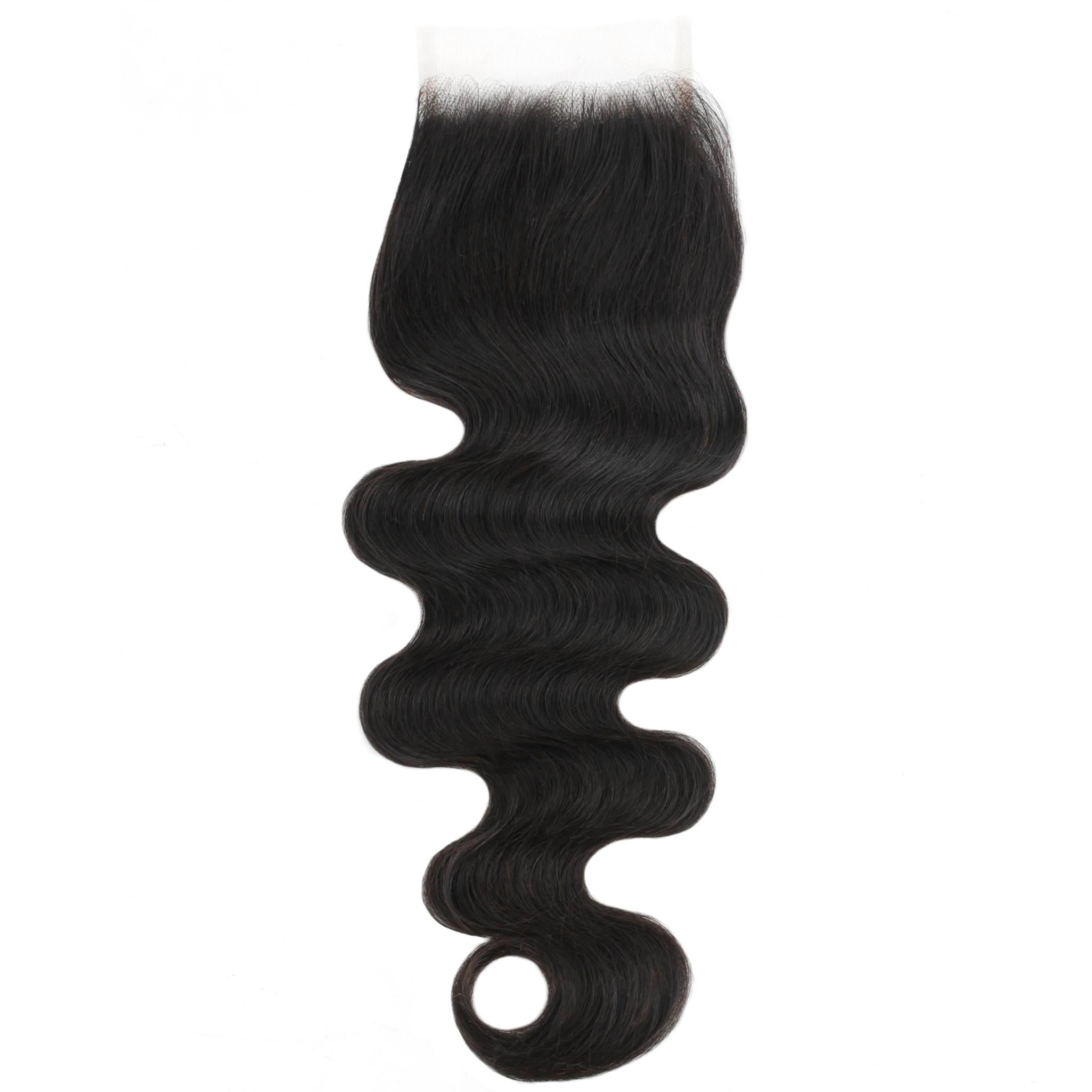 Brazilian Body Wave 4x4 Transparent Lace Human Hair Closure