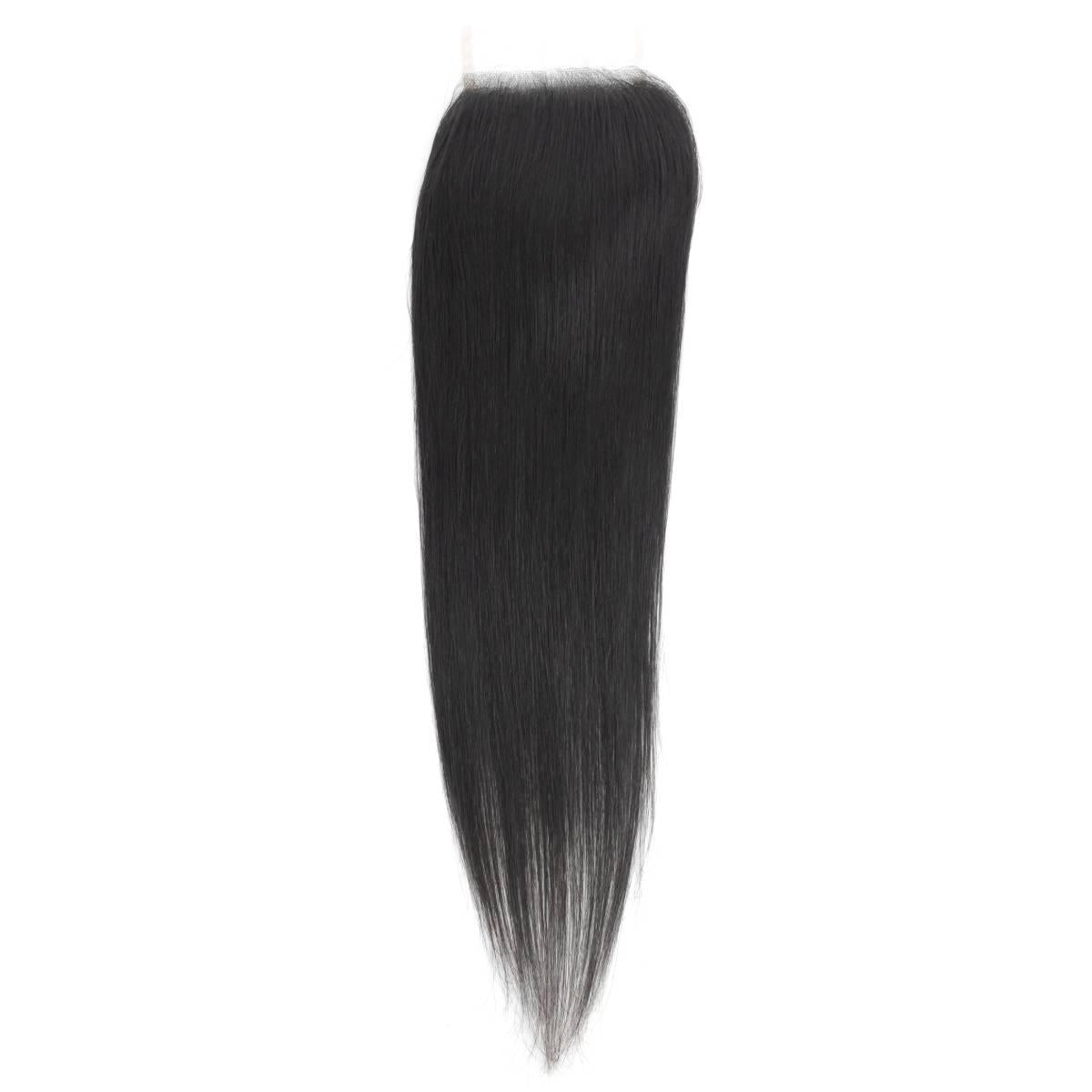 Brazilian Silky Straight 4x4 Transparent Lace Human Hair Closure