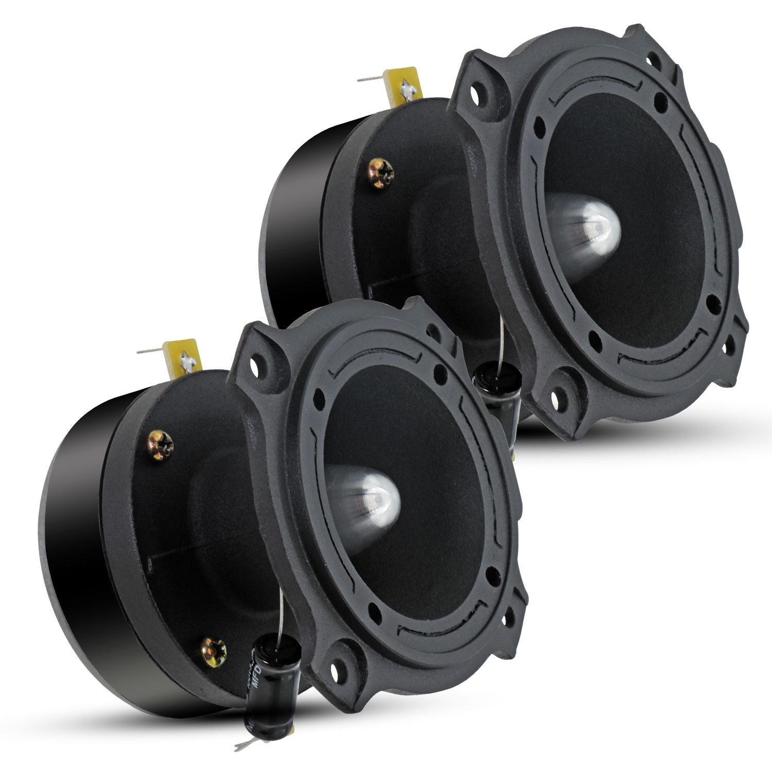 5 Core Tweeters Speakers Car Audio Pair 600W Combined Peak 4 Ohm 3.5 Inch Aluminum Super Bullet Tuiters Para Sonido Para Carro - TW BLT 180 BLK PAIR
