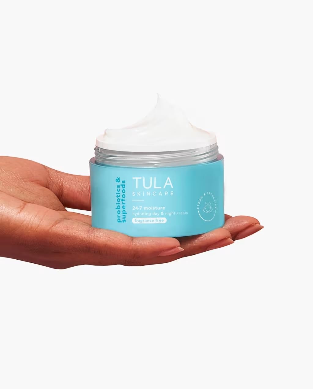 TULA Skin Care 24-7 Hydrating Day & Night Cream - Nourishing Moisturizer for Face, Maintain Skin Balance & Improve Skin Smoothness, Contains Watermelon & Apple Extract
