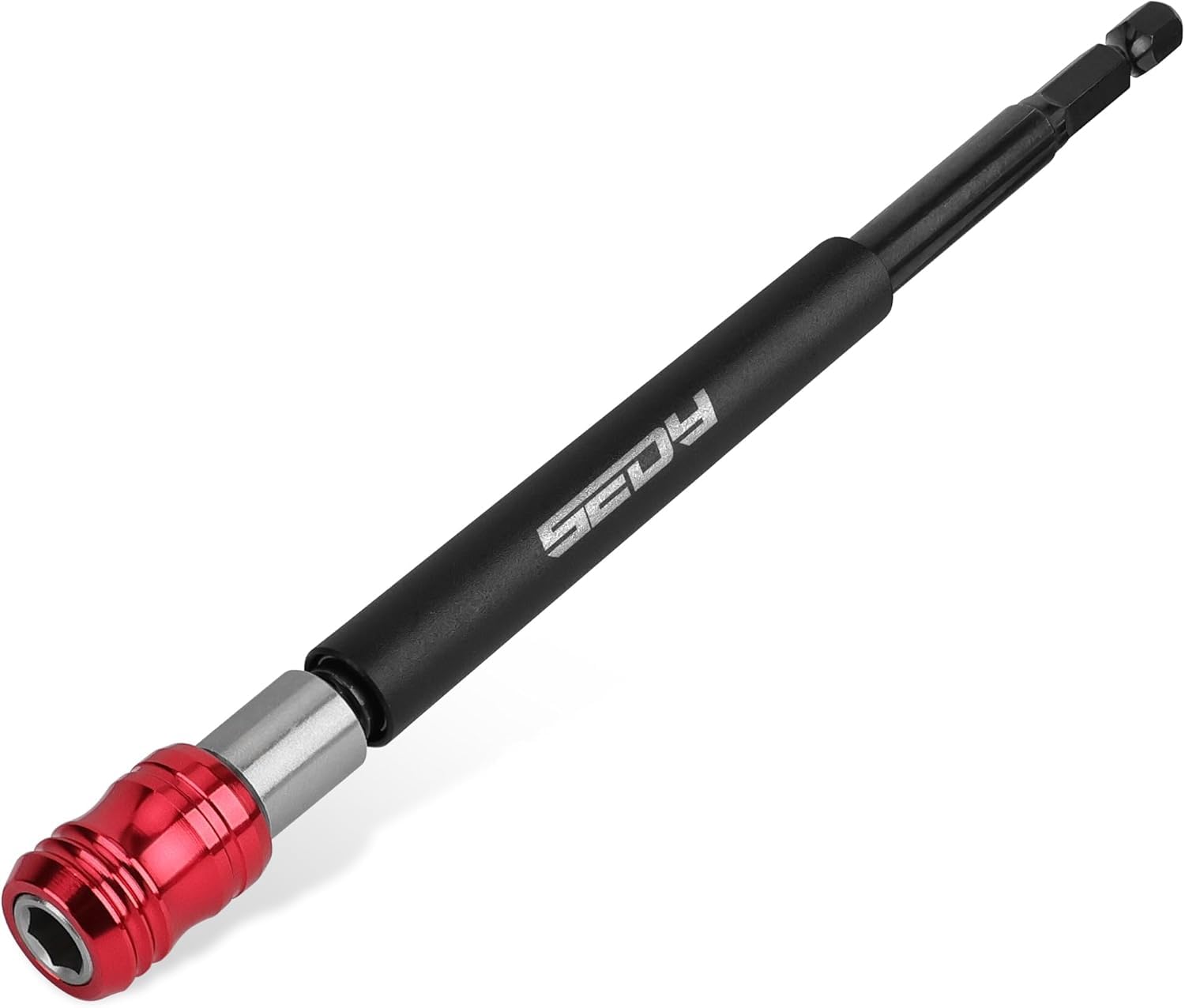 5-Piece 2", 4", 6", 12", 17" Extra Long Magnetic Screwdriver Bit Holders, 1/4 Inch Hex Shank Quick Release Extension Adapter, Durable CR-V Steel, Universal Fit for Impact Driver Bits