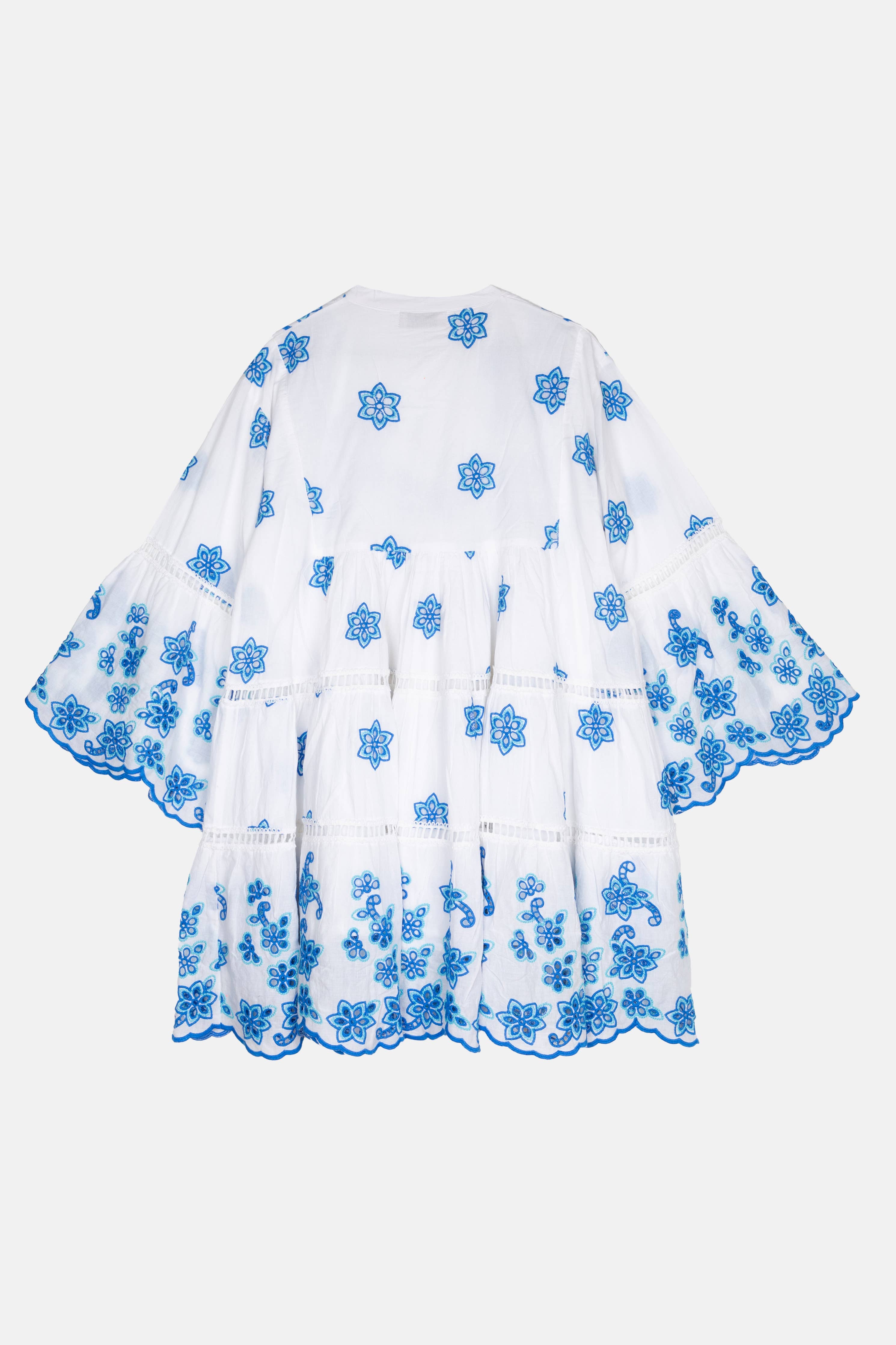 CRETA SHORT DRESS WITH LONG SLEEVES