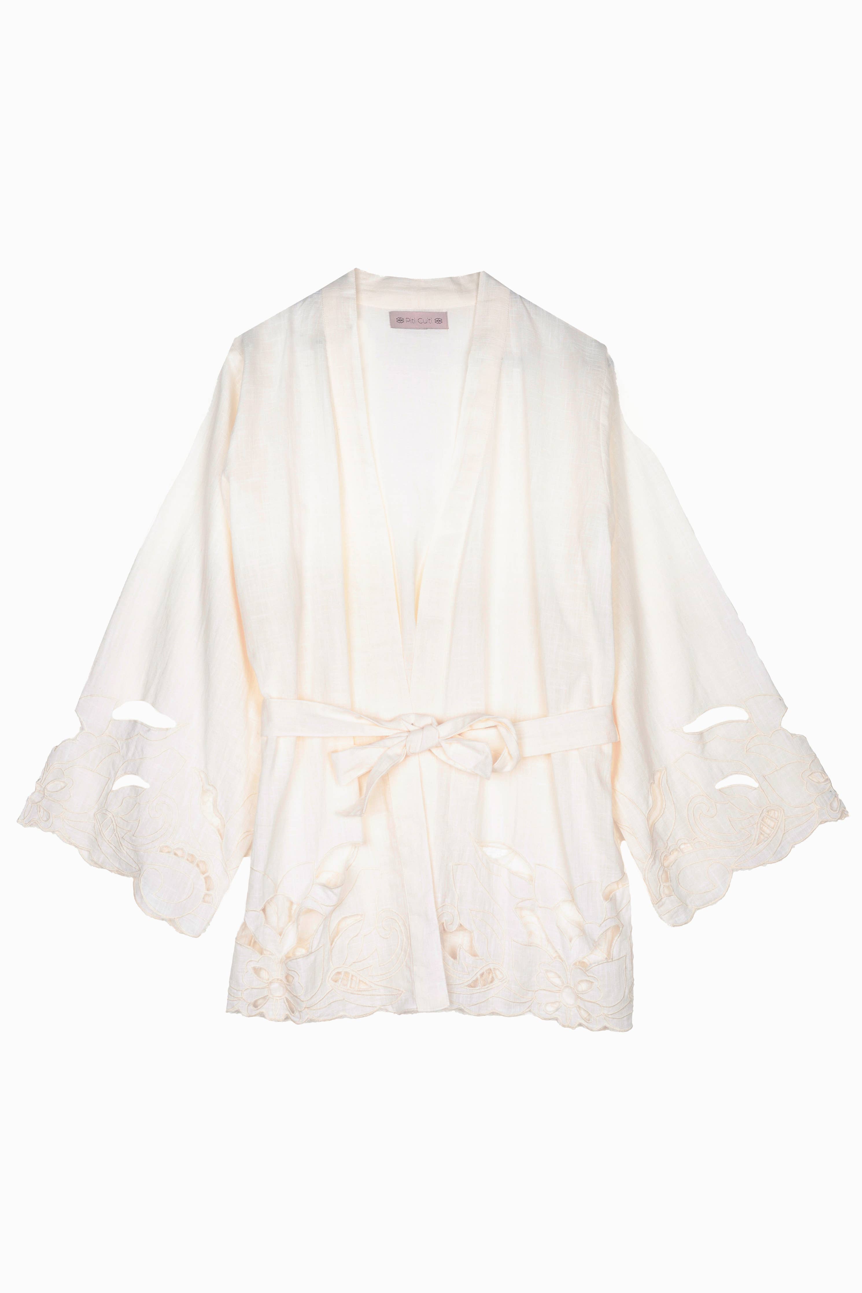 MONACO WHITE KIMONO