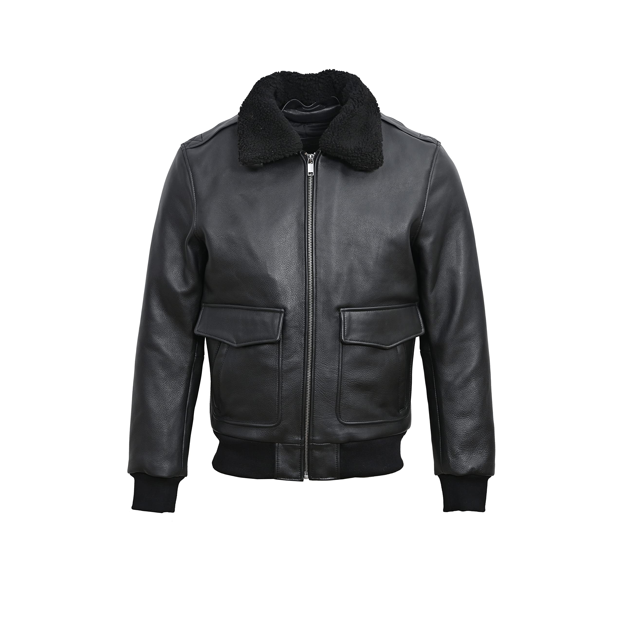 BLUE WELLFORD Men's Leather Jacket Tom Size M by Steals