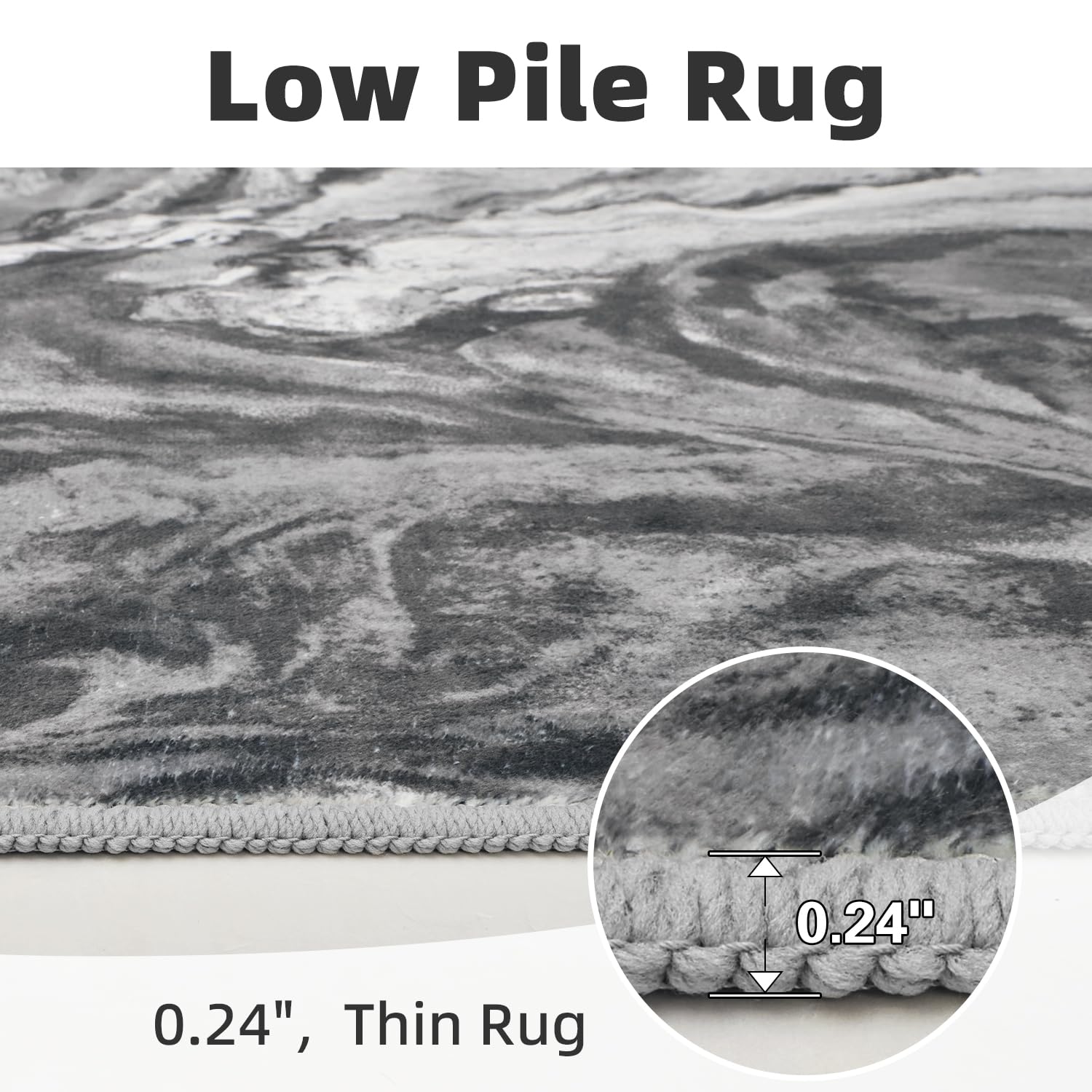 5x7 Area Rugs for Living Room, Modern Abstract Rug for Bedroom, Contemporary Machine Washable Rug, Large Stain Resistant Carpet for Dining Room Playroom Home Office, Pet & Kids Friendly