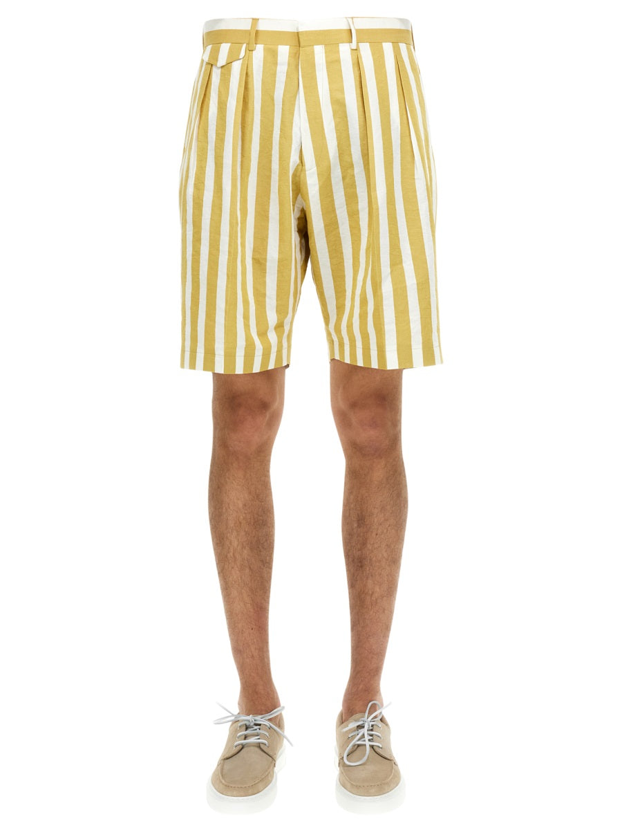 Paul Smith Men "Deckchair Stripe" Bermuda