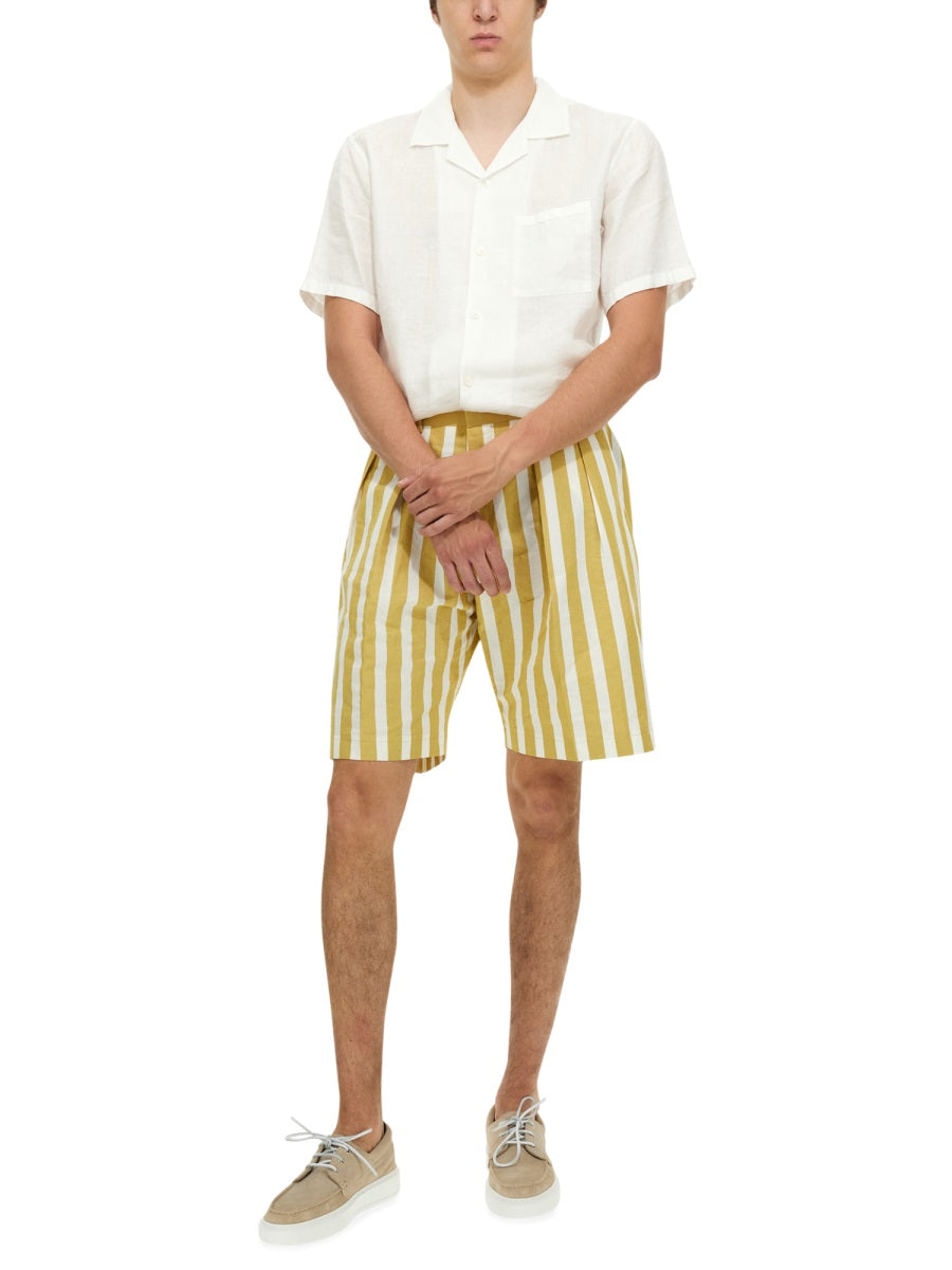 Paul Smith Men "Deckchair Stripe" Bermuda