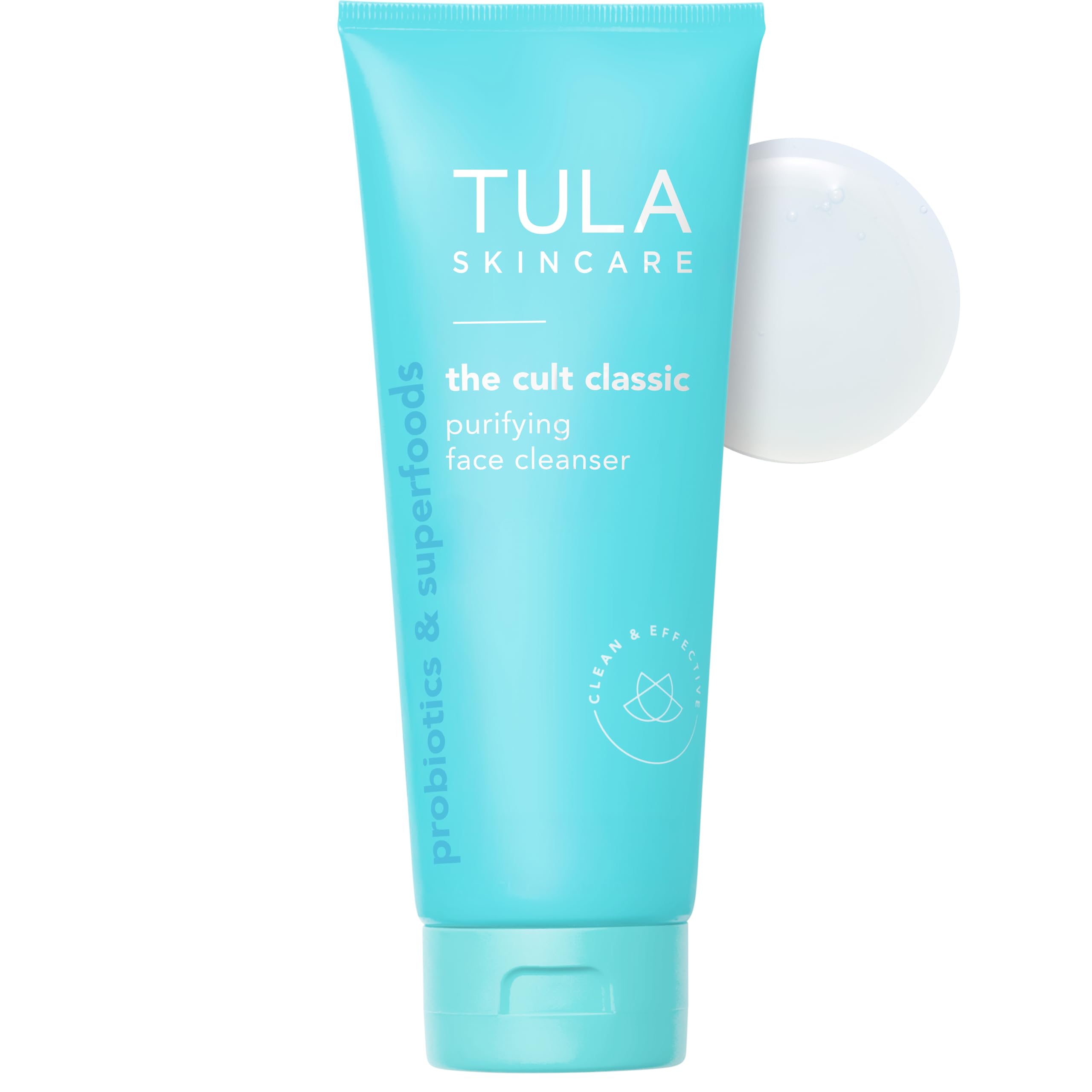 TULA Skin Care Cult Classic Purifying Face Cleanser - Gentle and Effective Face Wash, Makeup Remover, Nourishing and Hydrating