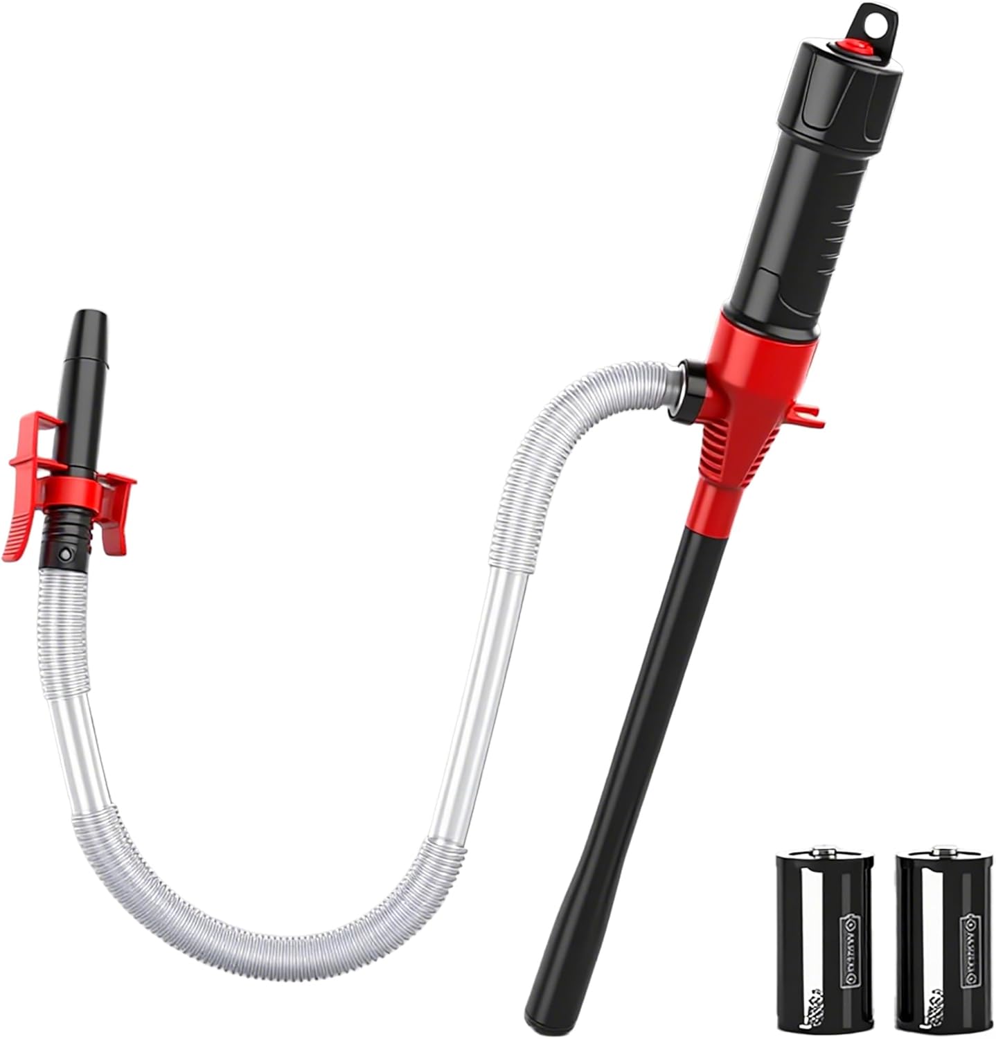SEDY Electric Hand Pump, Portable Battery Powered Transfer Pump, Multi-Use Siphon Liquid Extractor for Gasoline, Diesel, Fuel, and Water Transfer