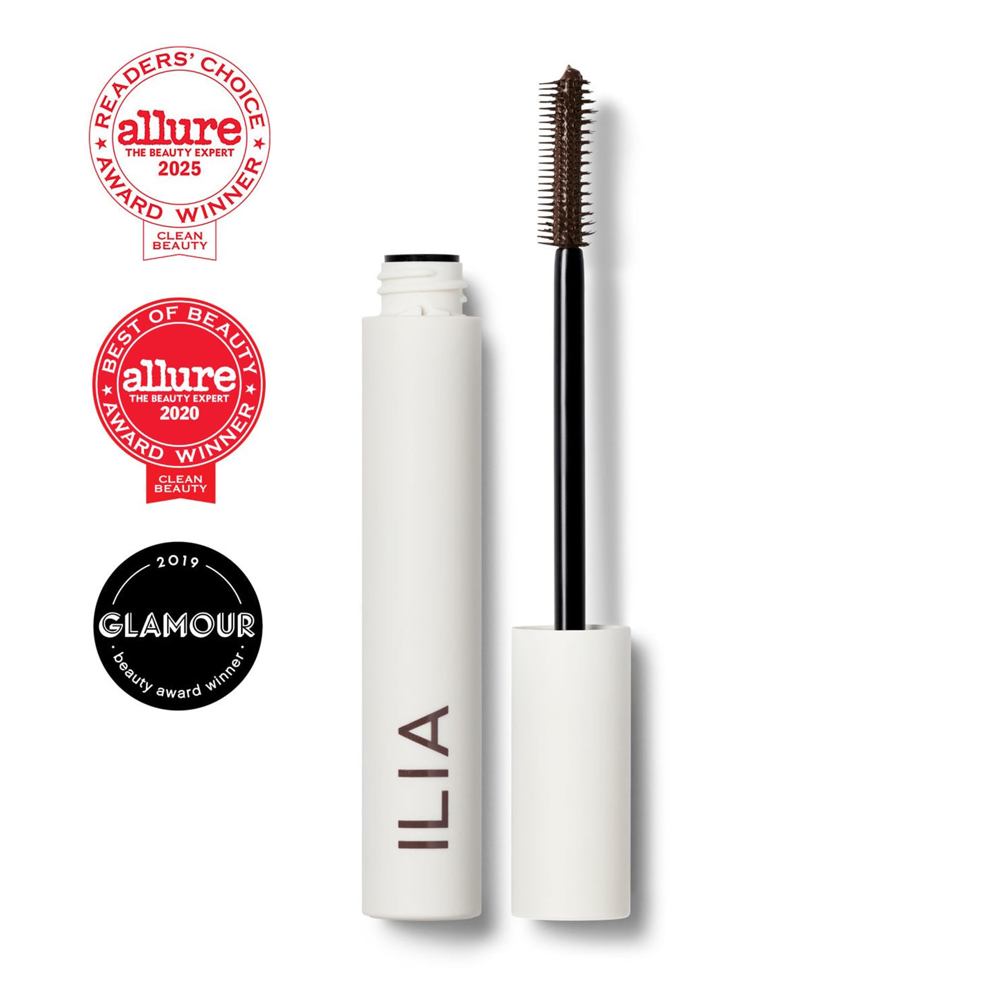 ILIA - Limitless Lash Mascara | Lightweight, Nourishing, Lengthening, Lifting | Flake + Smudge-Resistant | Non-Toxic, Cruelty-Free, Ophthalmologist-Tested, Safe For Sensitive Eyes (Soft Black)