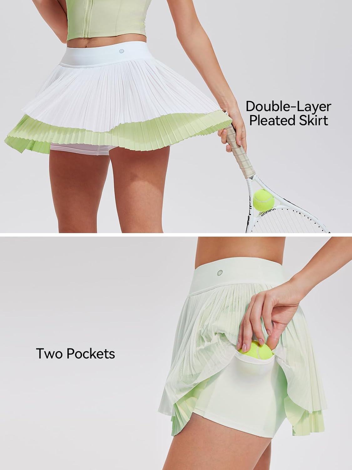 Airfree Tennis Skirt Sets for Women Outfits Lapel Collar Sleeveless Vests Patchwork Pleated Skirt Sets