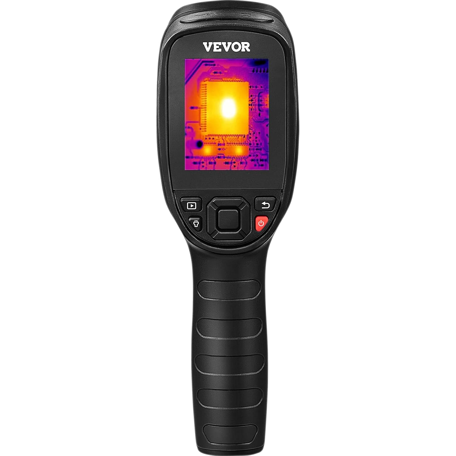 VEVOR Thermal Imaging Camera, 320 x 240 Pixels Super Resolution, 25Hz Refresh Rate Infrared Camera with -4 to 752°F Temperature Range, 32G Built-in SD Card, and Rechargeable Li-ion Battery