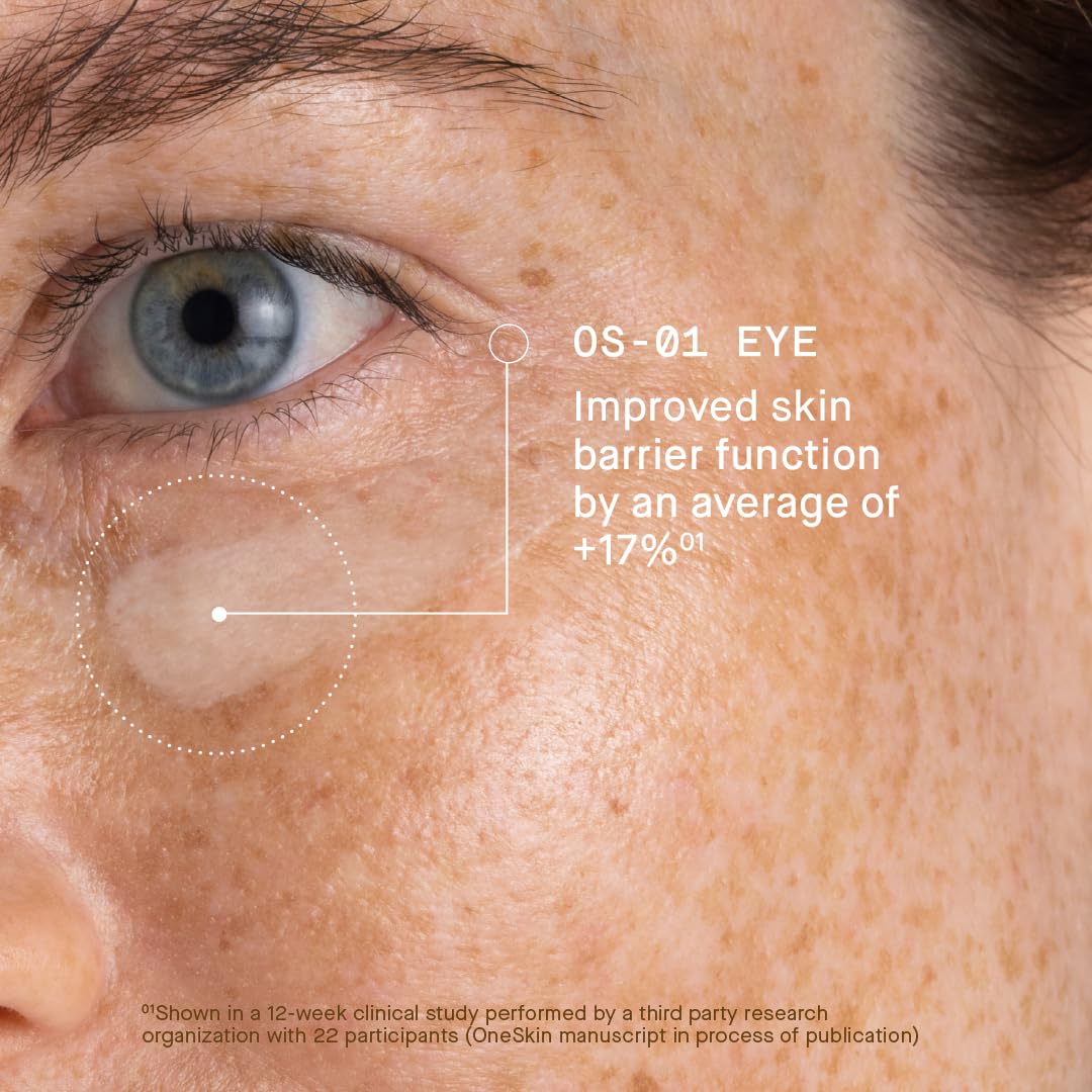 oneskin FACE & EYE OS-01 Peptide Topical Supplement | Skin Longevity Age Reversal Moisturizer and Eye Cream