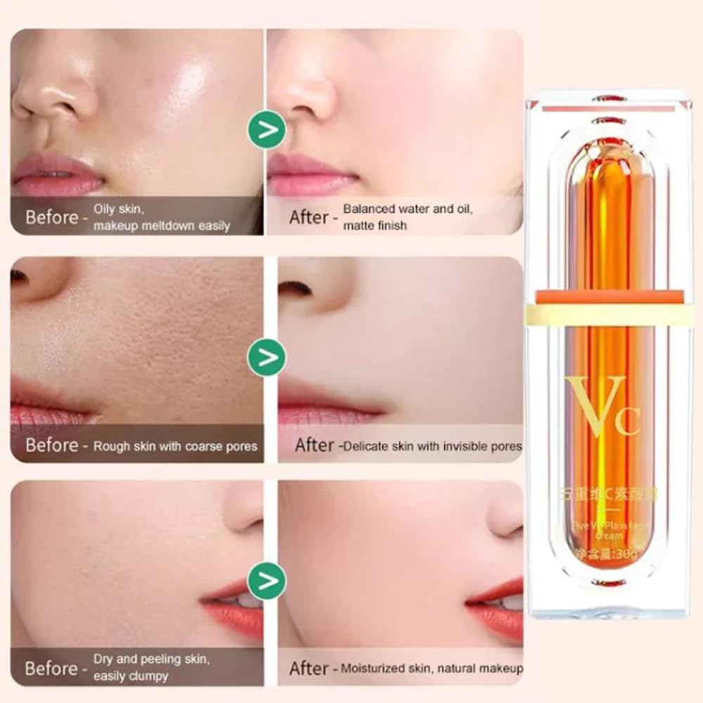 Five Vitamin C Tone-Up Cream, Five Vitamin C Cream, Fivefold Vitamin C BB Cream, Five Vitamin C Natural Makeup Cream, Vitamin C Face Serum Moisturizer Cream