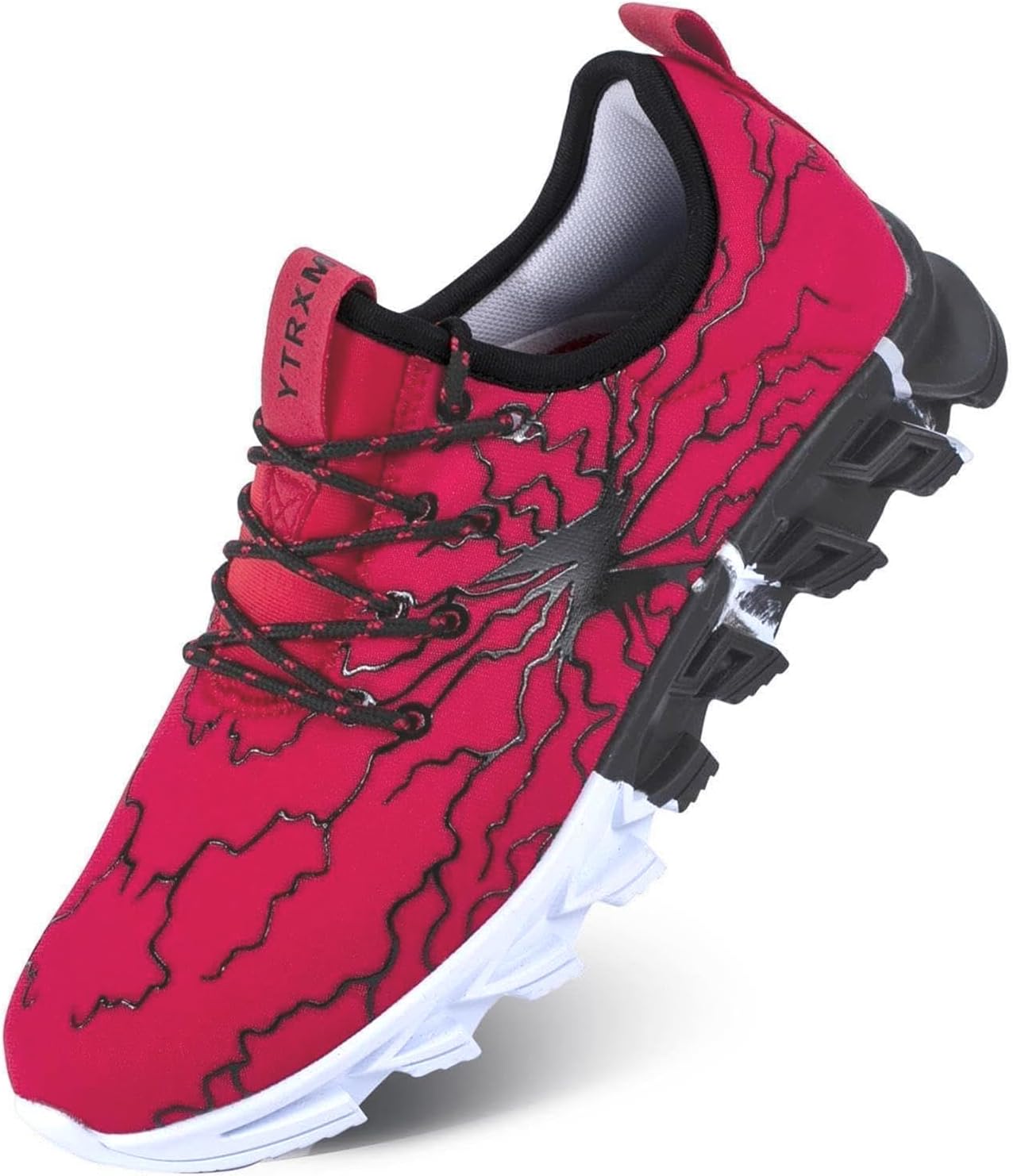 YTRXM Little/Big Boys Running Sneakers Lightweight Slip on Tennis Shoes