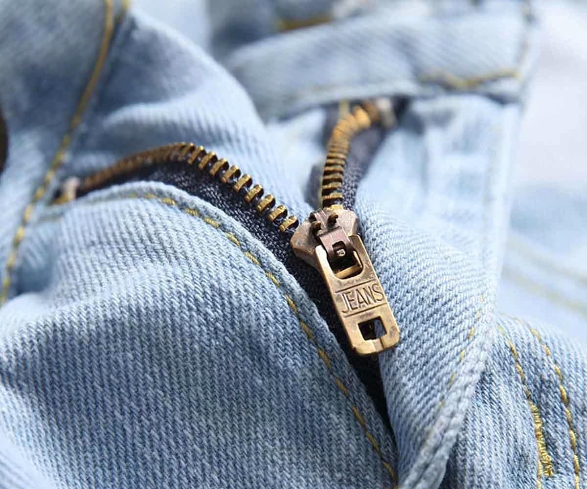 HENGAO Boy's Distressed Ripped Skinny Jeans