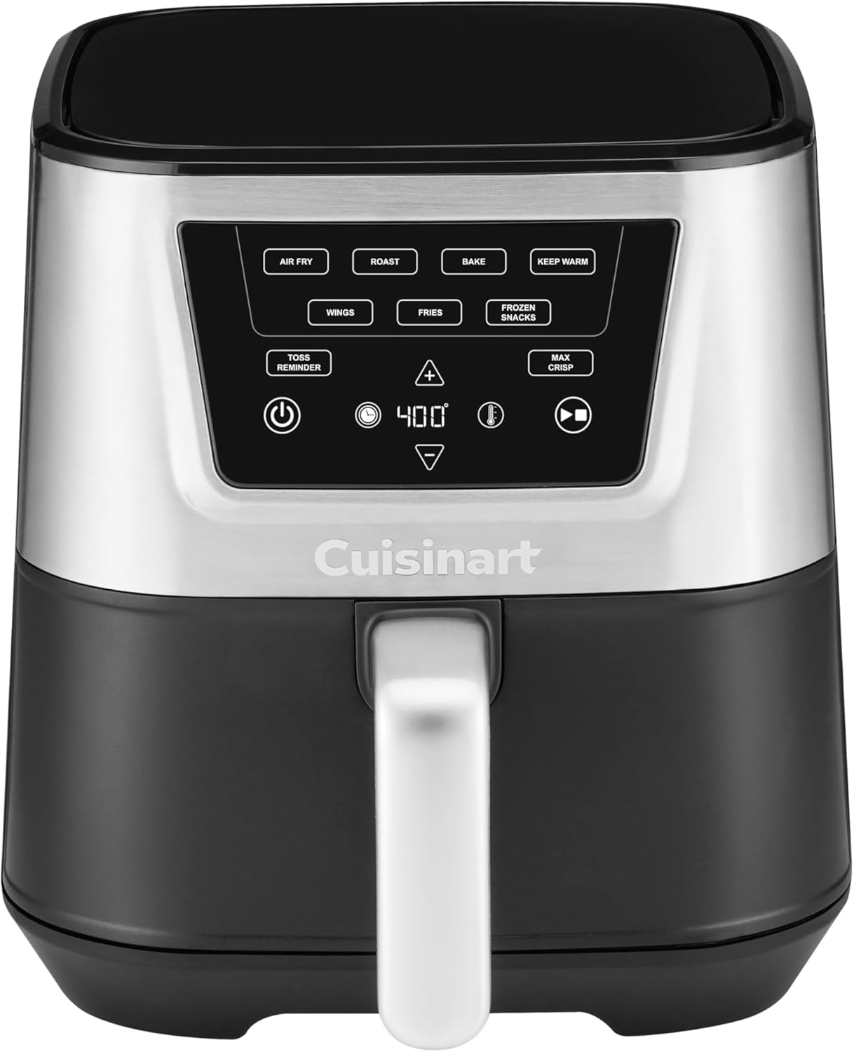 Cuisinart Dual Basket Air Fryer, Two Baskets Totals 11 QT, 4 Function Air Fryer to Air Fry, Roast, Bake & Keep Warm, Features Sync Finish & Settings, Toss Reminder, Automatic Warm Mode & Auto-Pause