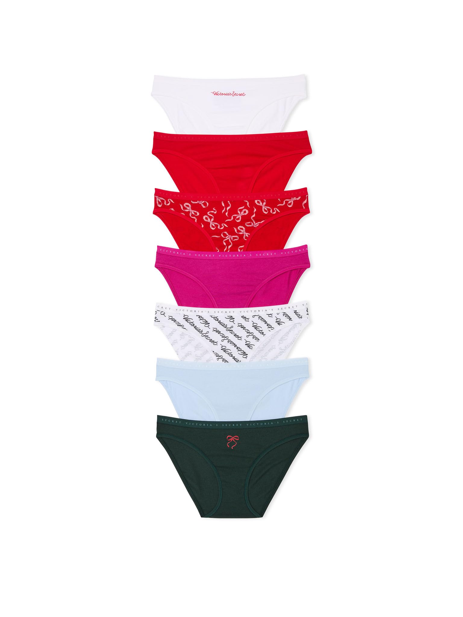 Victoria's Secret 7-Pack Stretch Cotton Bikini Panties