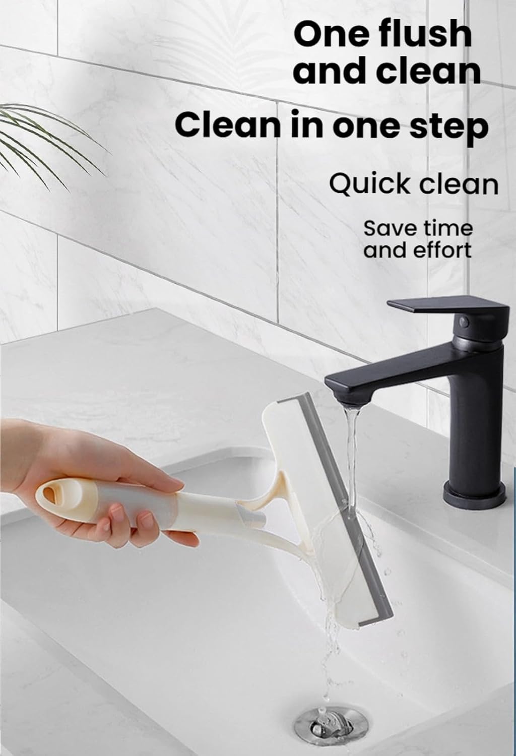 3 in 1 Window Cleaning Scraper Glass, 2025 New Squeegee for Shower Glass, Spray Away Cleaner Shower Squeegee for Glass Doors Brush - All-Purpose Squeegee for Window Cleaner Tool (Grey)