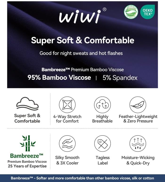 WiWi Slip Dress for Women Viscose from Bamboo Spaghetti Strap Lingerie Sexy Nightgowns Plus Size Sleep Chemise S-4X