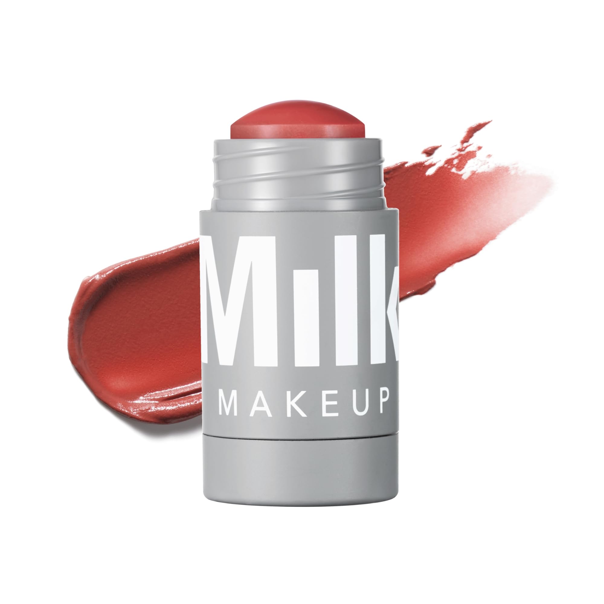 Milk Makeup Lip + Cheek Stick – Multi-Use Cream Blush + Lip Color with Mango Butter, Avocado Oil + Apricot Oil – Hydrating, Buildable, Long-Lasting, Vegan Formula – Smirk, 0.21 oz
