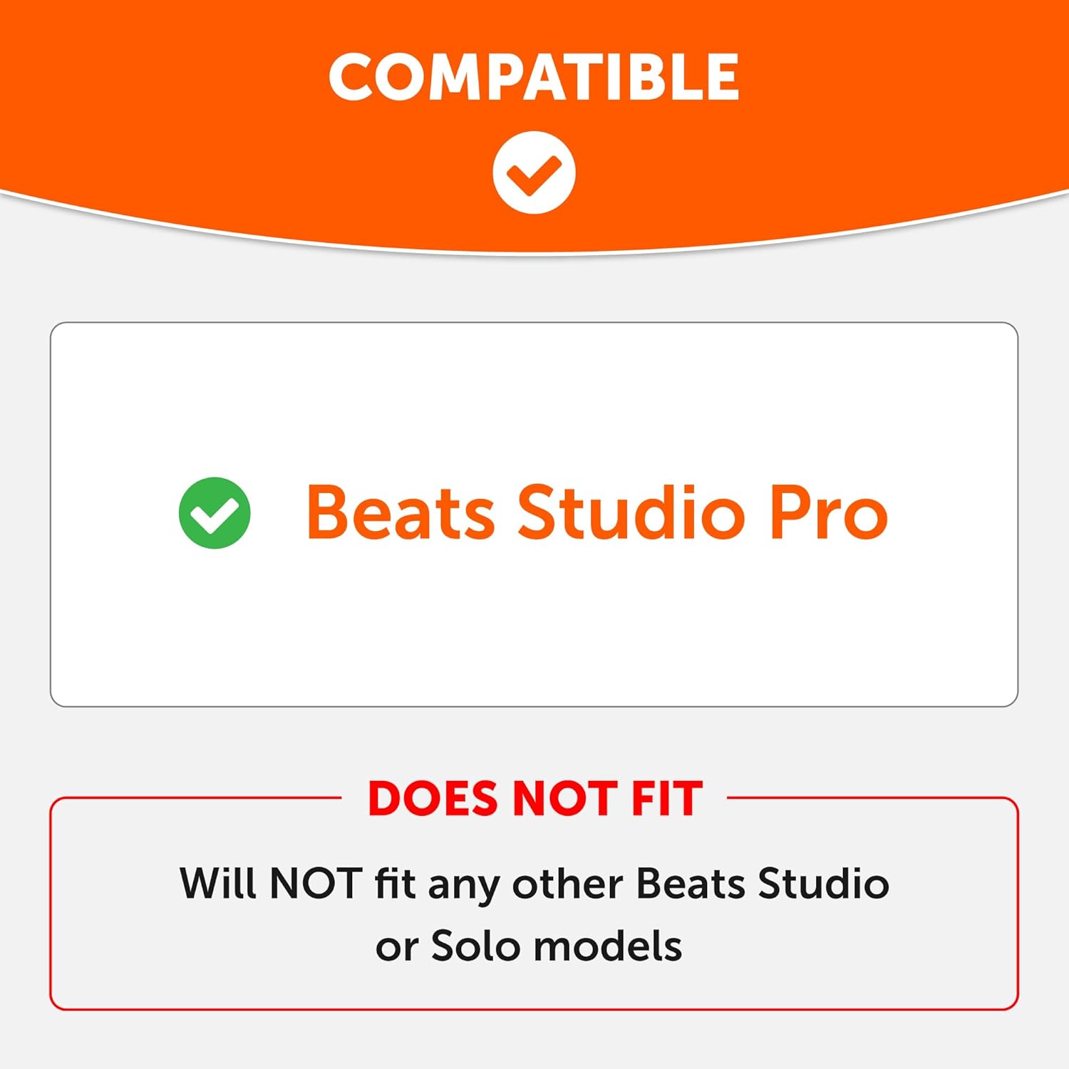 WC SweatZ Studio Pro - Patented Protective Silicone Earpad Covers for Beats Studio Pro Made by Wicked Cushions | Sweatproof & Easily Washable | Black