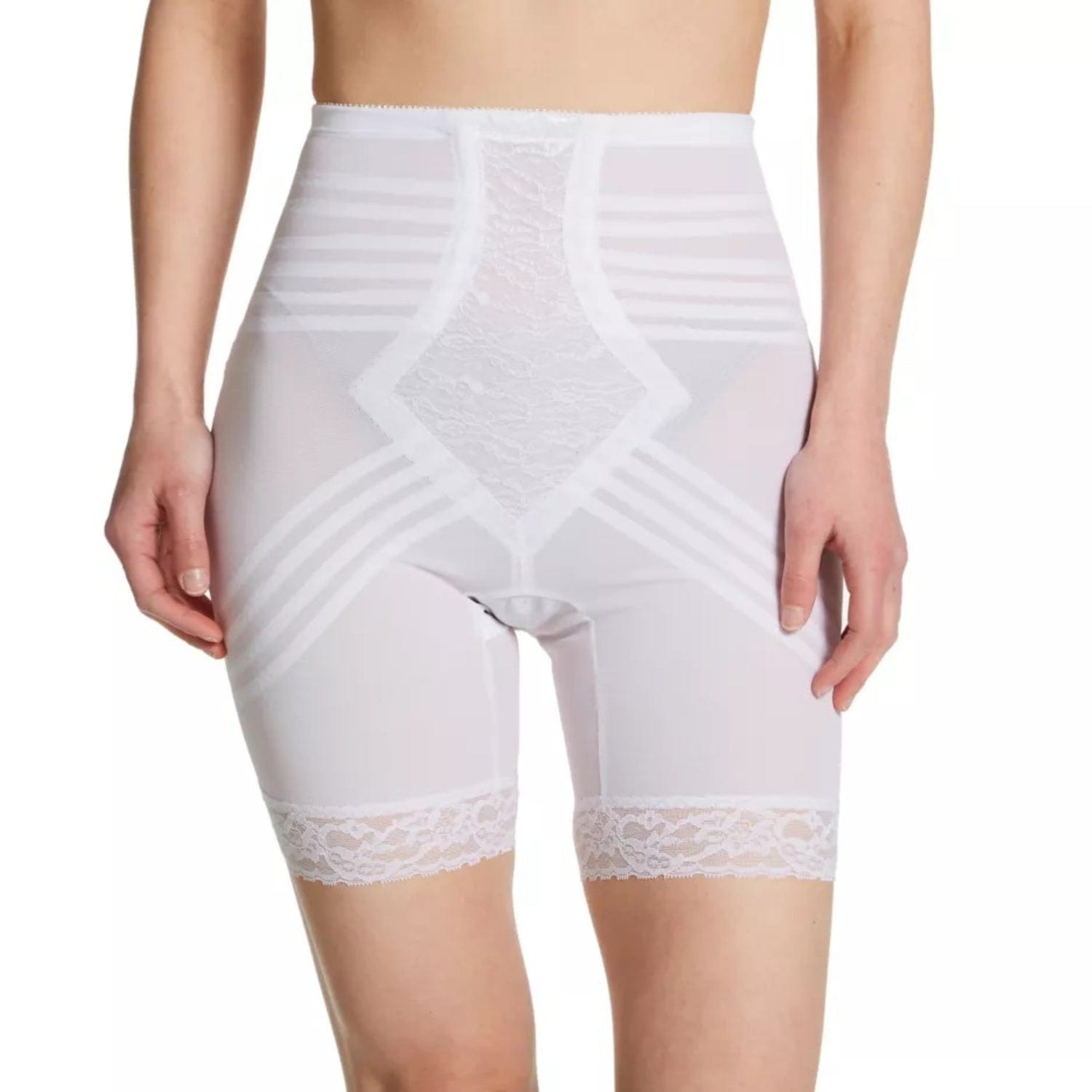 Style 6209 | Breathable High Waist Thigh Slimmer | No Roll Power Mesh Hourglass Shaper | Firm to Extra Firm Support